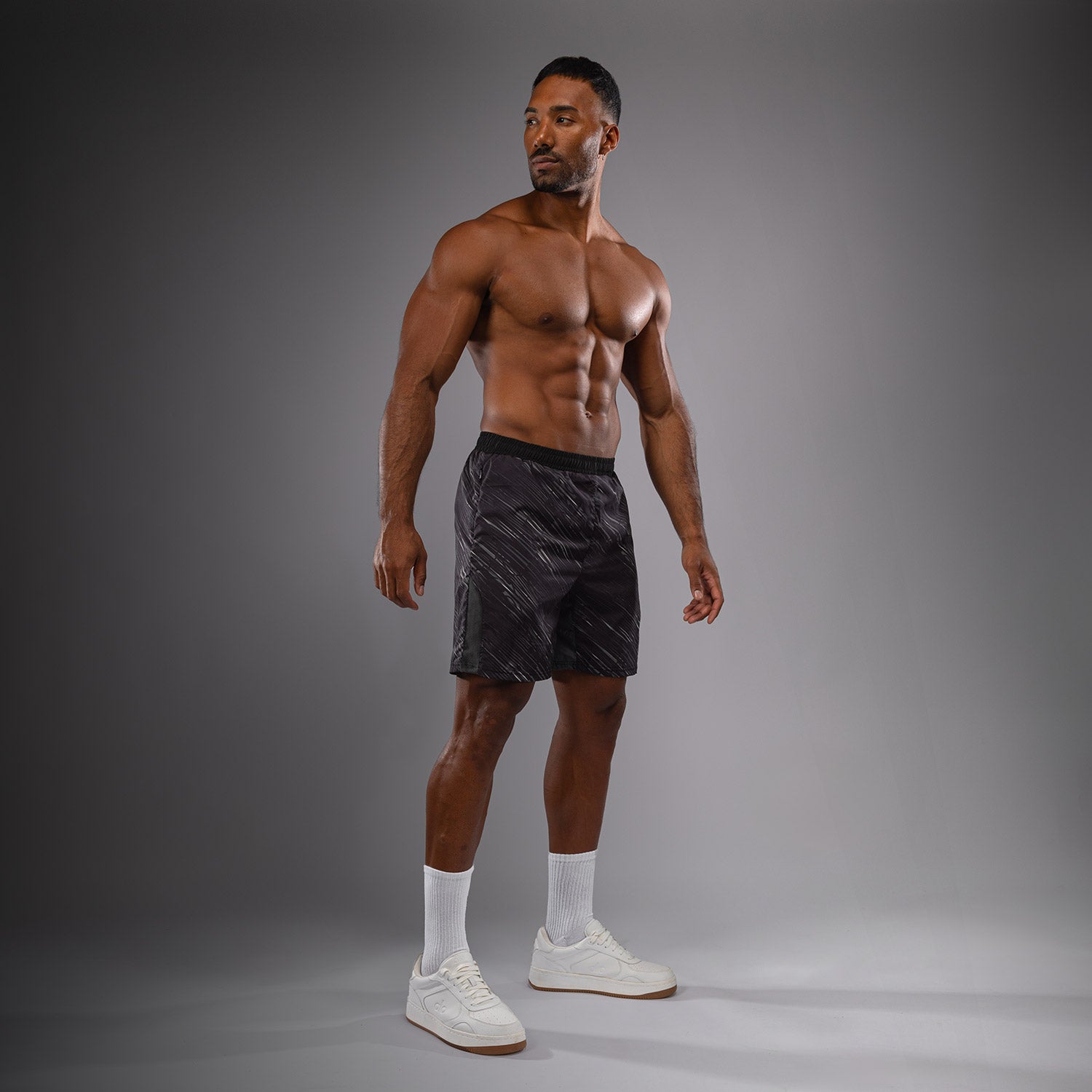 Short d’entraînement Venum Rapid - Noir/Gris Orage - product-type_Shorts de training