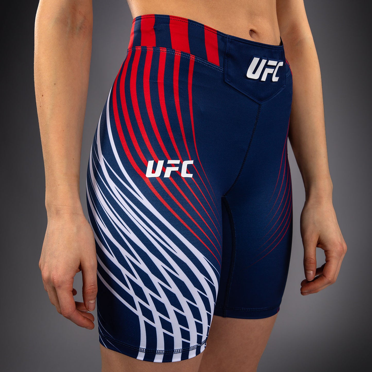 Official UFC Freedom 250 by Venum Authentic Short Vale Tudo coupe longue pour femme - Bleu - product-type_Shorts de compression