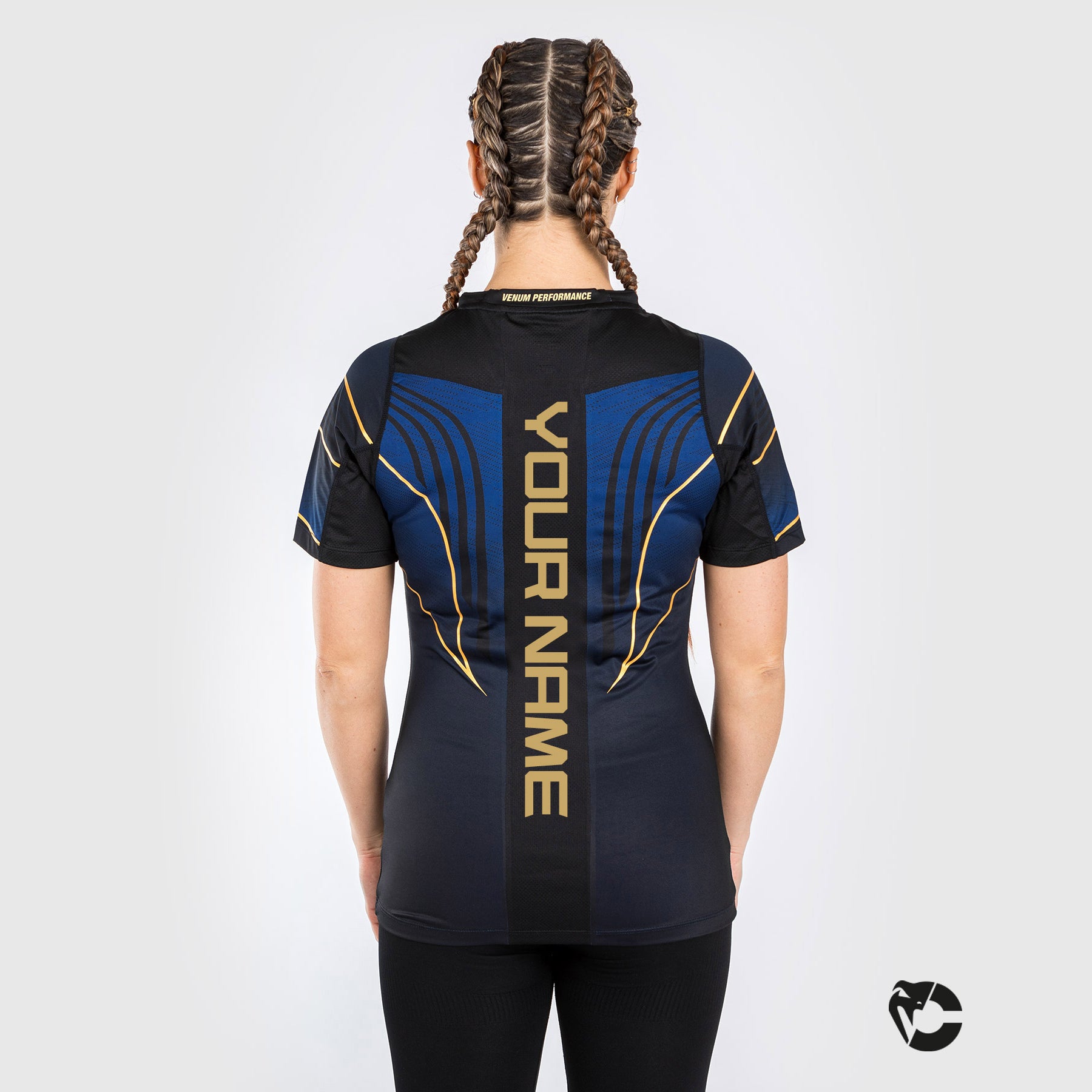 T-shirt Technique Femme Personnalisé UFC Venum Authentic Fight Night 2.0 - Midnight Edition - Champion - product-type_T-Shirts Dry Tech