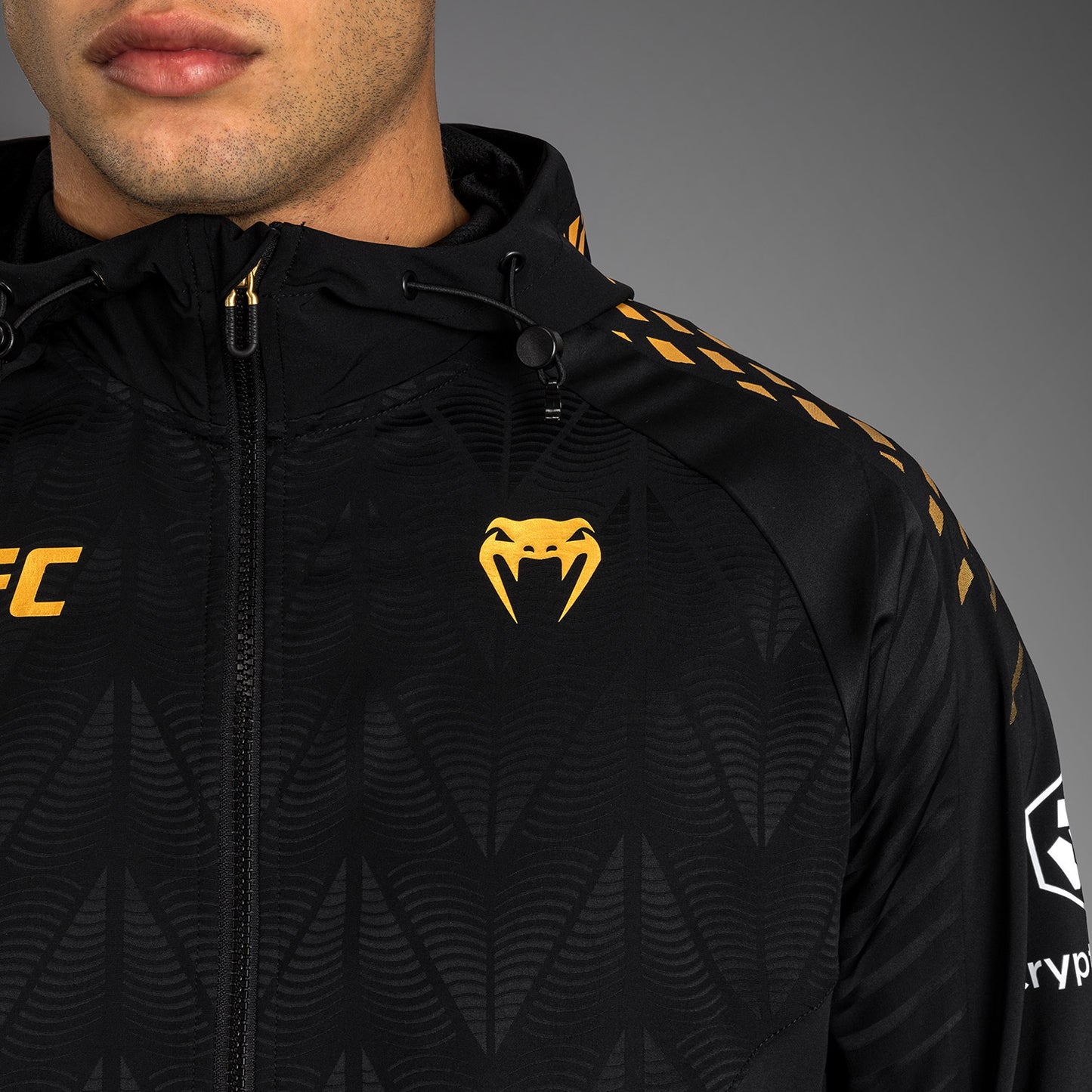 Sweat à capuche Walkout Homme Personnalisé UFC Zenith by Venum Authentic Fight Night - Champion