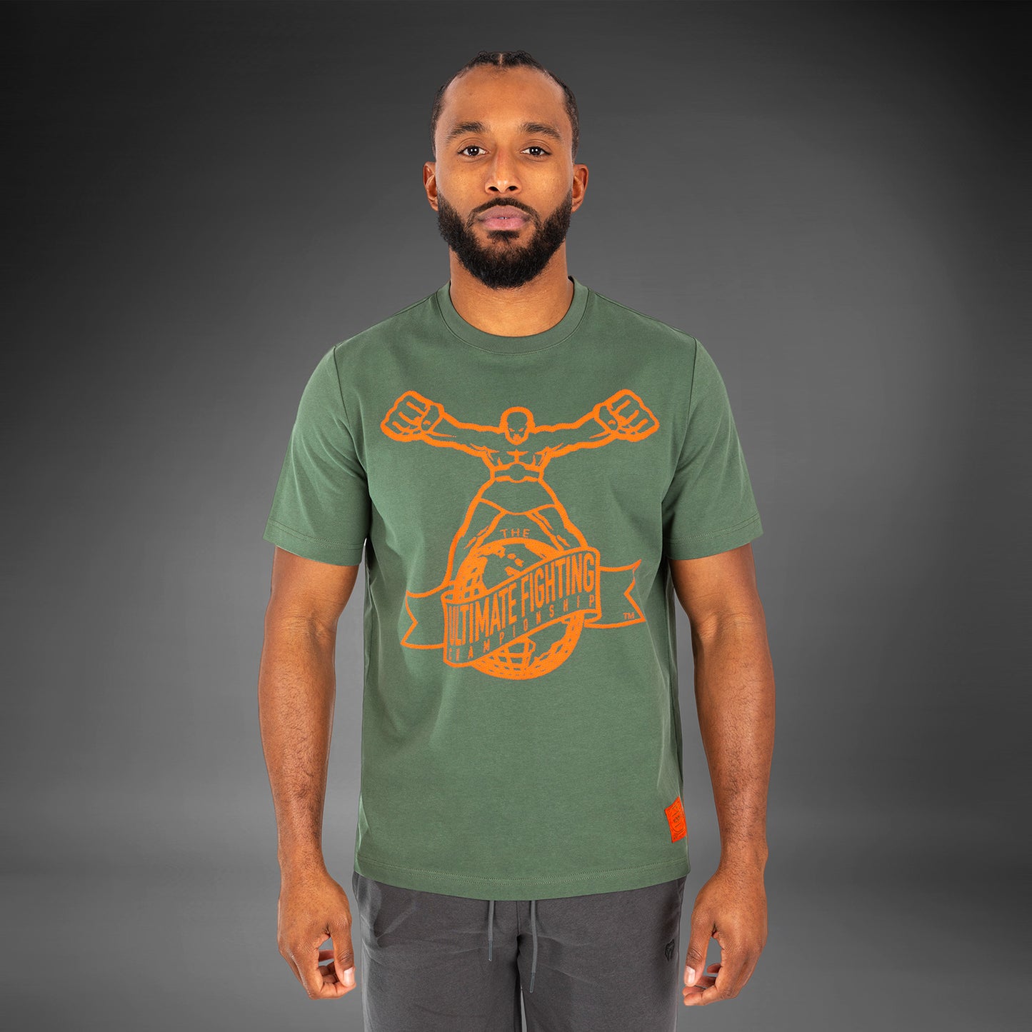 T-Shirt UFC by Venum Ulti-Man - Kaki/Orange - product-type_T-Shirts