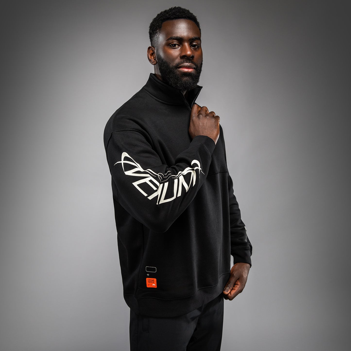 Sweat col Zippé Venum Eclipse – Noir/Ivoire - product-type_Sweatshirts