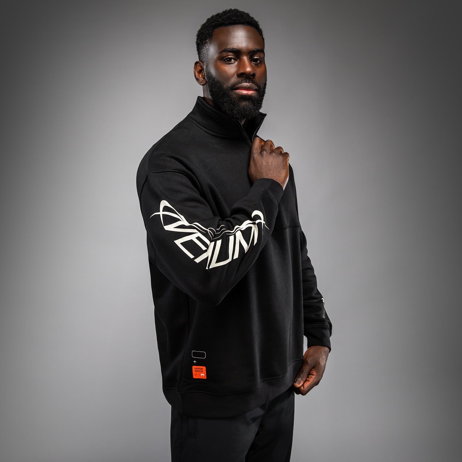 Sweat col Zippé Venum Eclipse – Noir/Ivoire - product-type_Sweatshirts