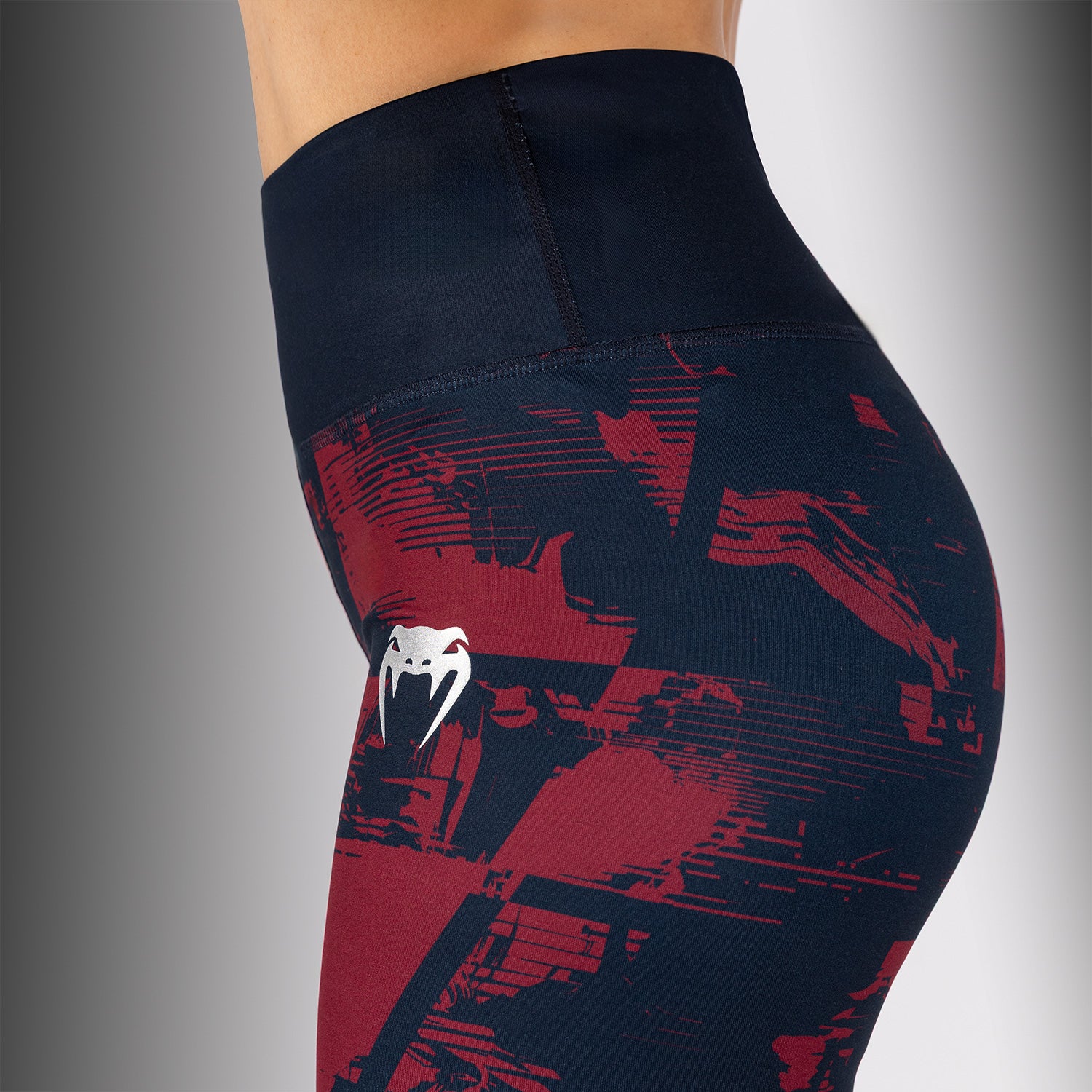 Legging Femme UFC Zenith by Venum Authentic Fight Week - Bleu marine/Bordeaux/Argent - product-type_Leggings