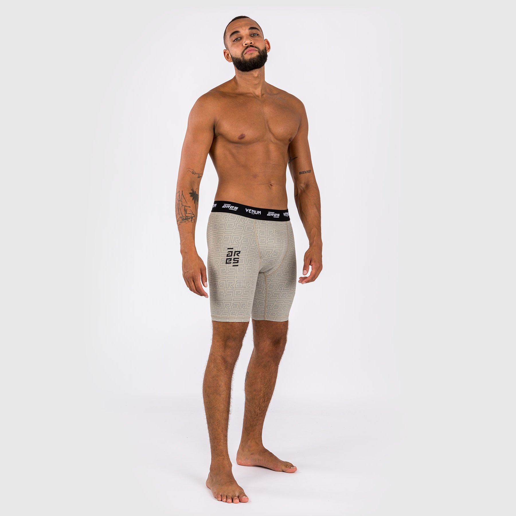 Short de Compression Vale Tudo Venum x Ares 2.0 - Sable - product-type_Shorts de compression