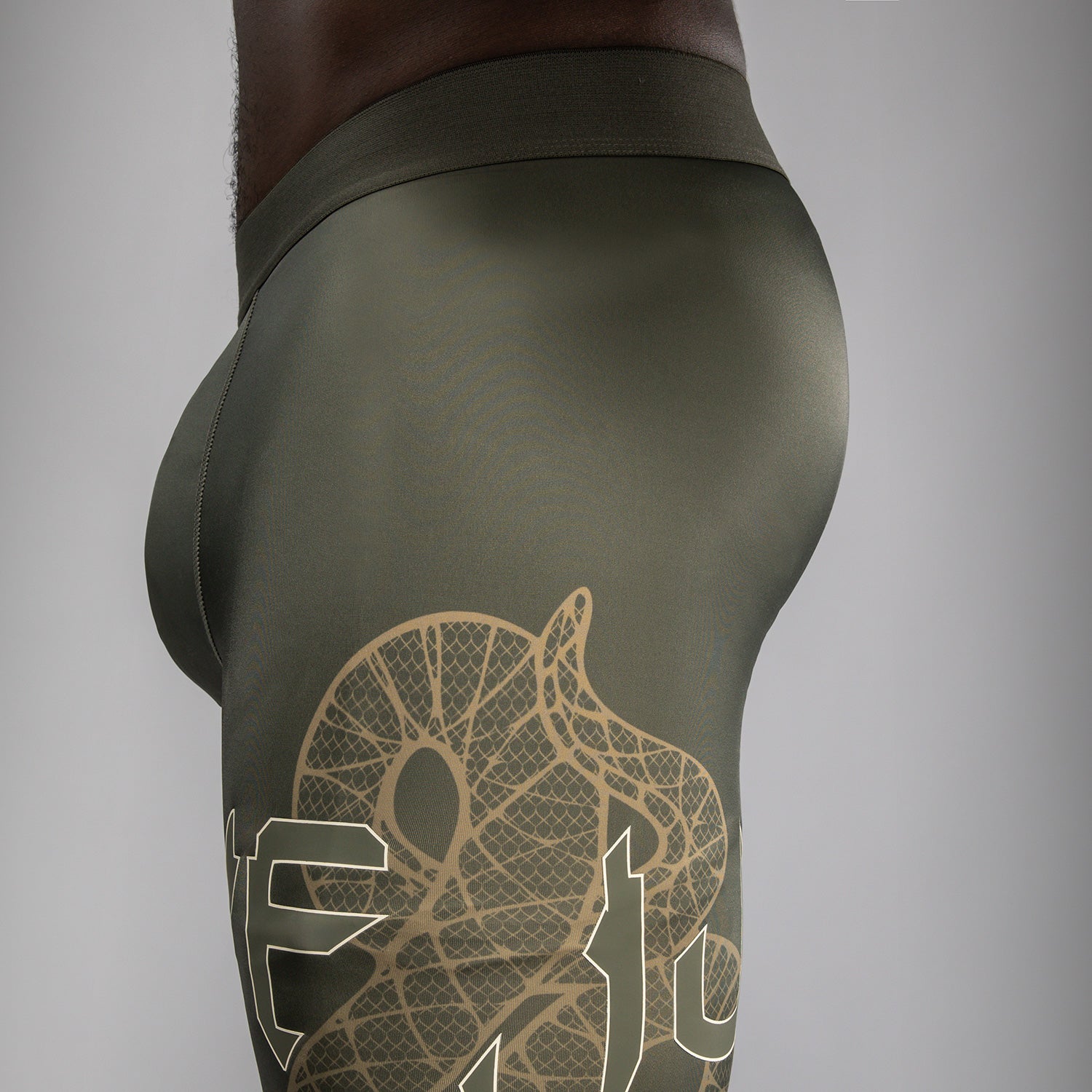 Pantalon de Compression Venum Serpenti – Kaki/Bronze/Ivoire - product-type_Pantalons de Compression