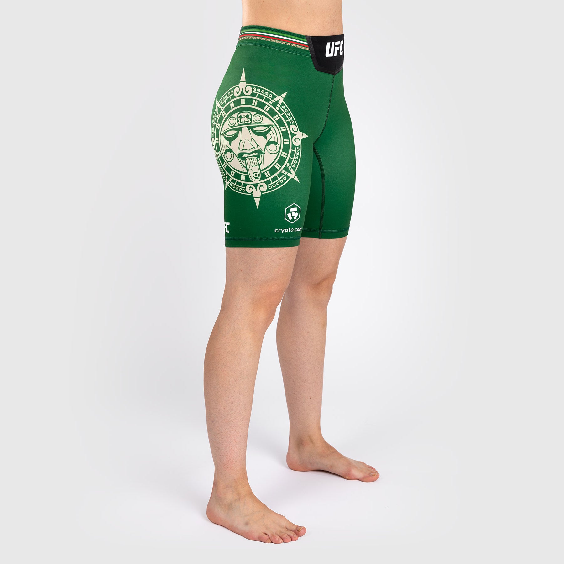 Noche UFC by Venum Authentic Fight Night Short de compression pour Femmes - Coupe Longue - Vert - product-type_Shorts de compression
