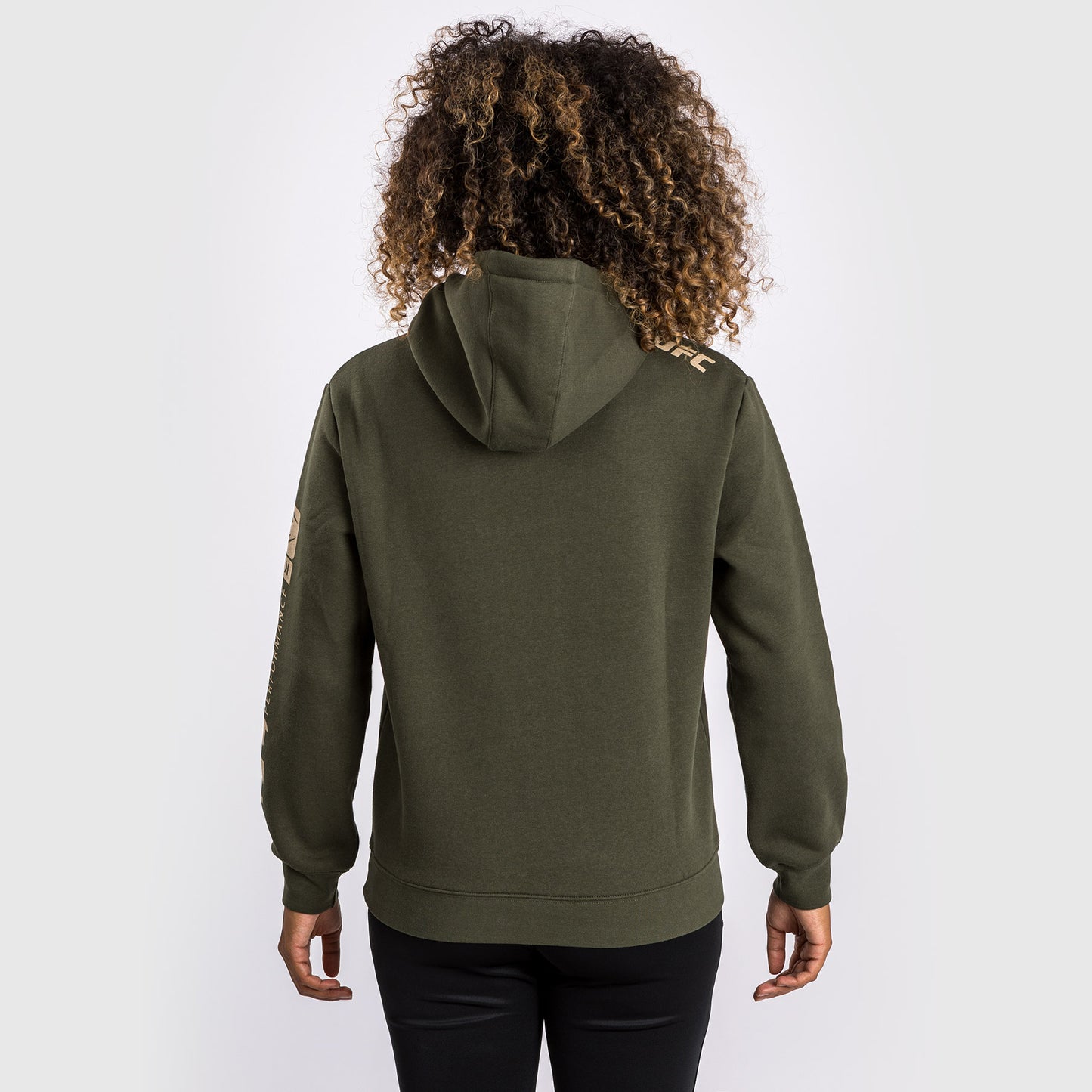 Sweat à capuche pour Femmes UFC Adrenaline by Venum Fight Week - Khaki - product-type_Sweatshirts
