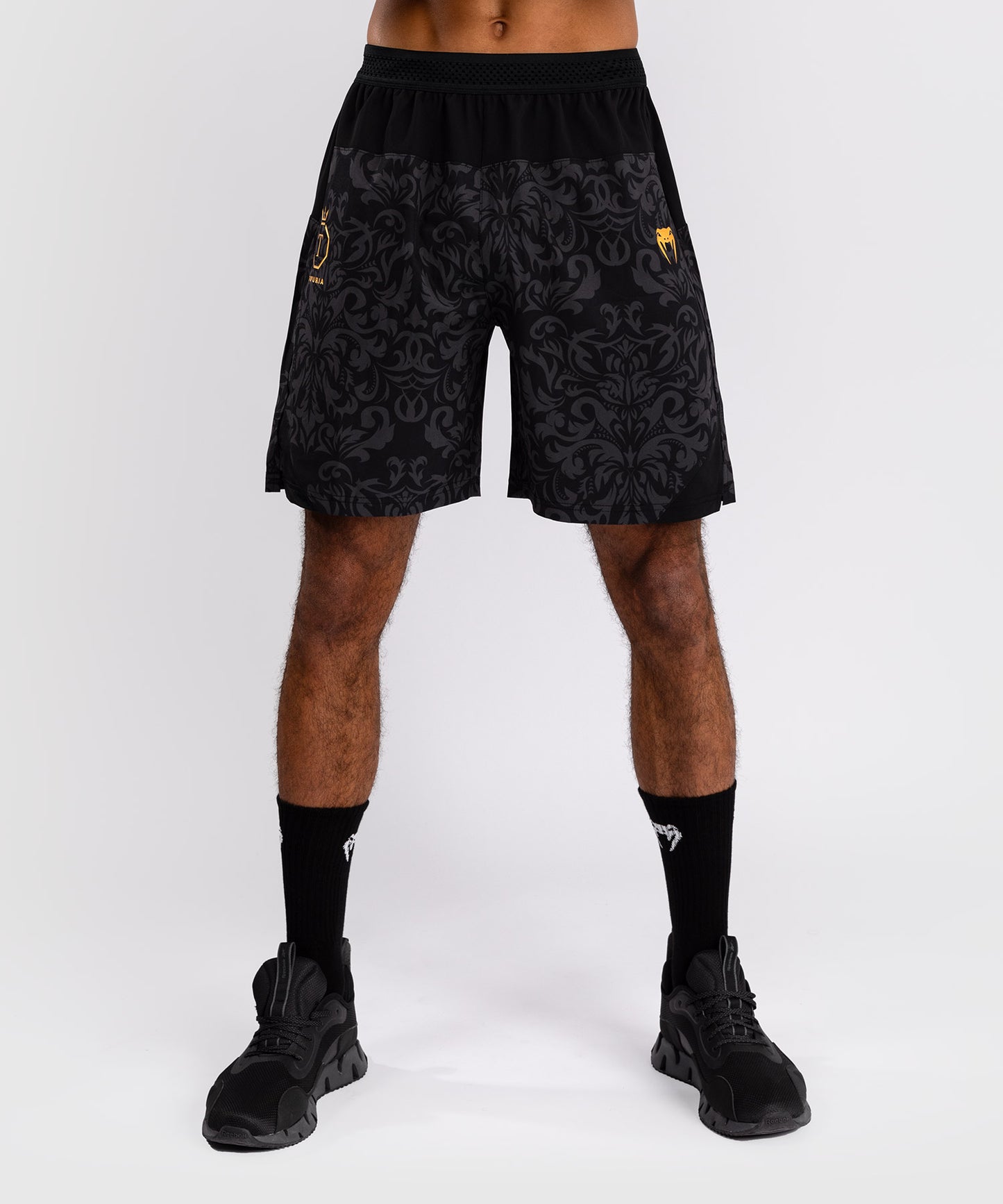 Short d'Entraînement Venum x Topuria Unmatched Edition - Noir/Doré - product-type_Shorts de training