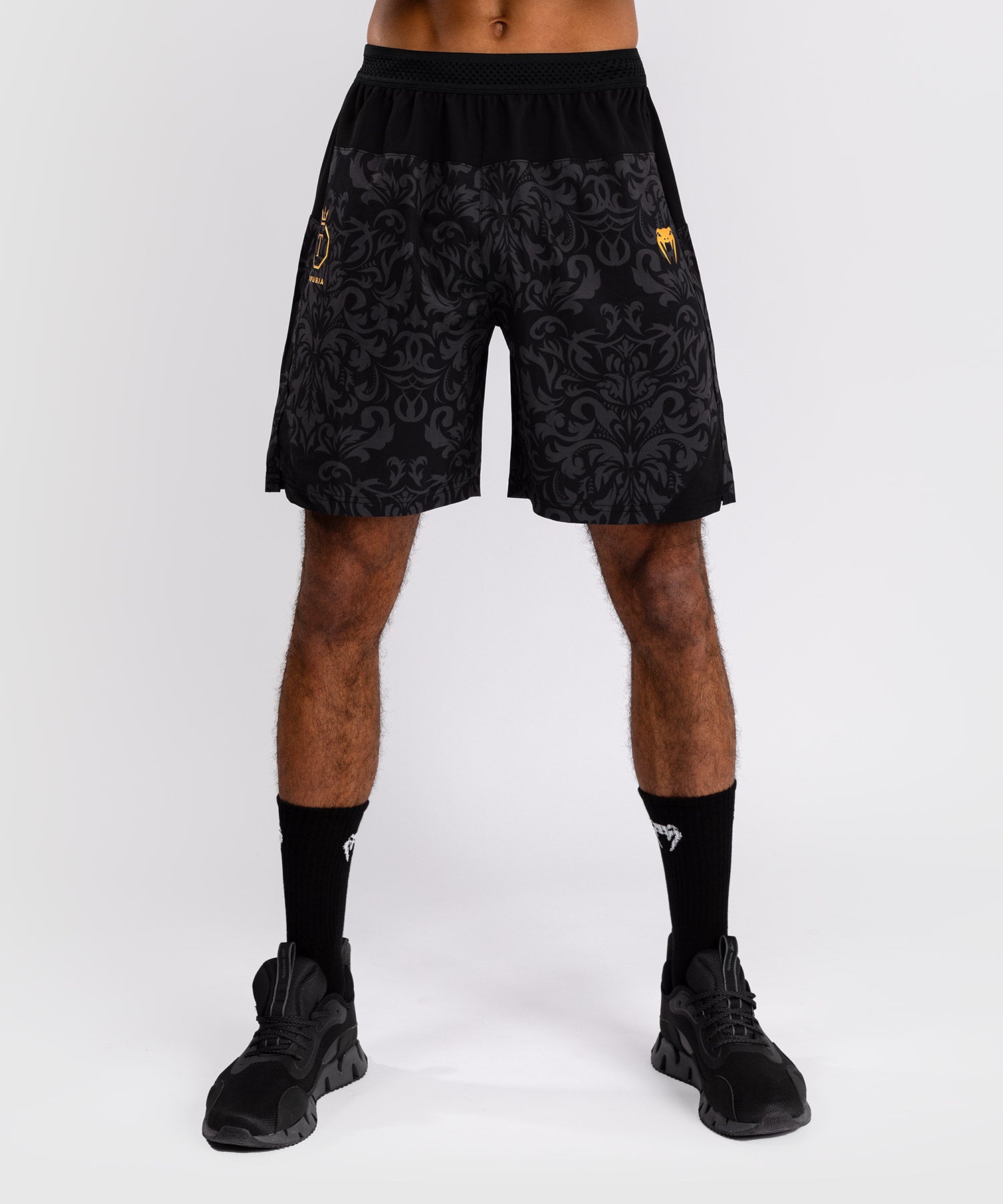 Short d'Entraînement Venum x Topuria Unmatched Edition - Noir/Doré - product-type_Shorts de training