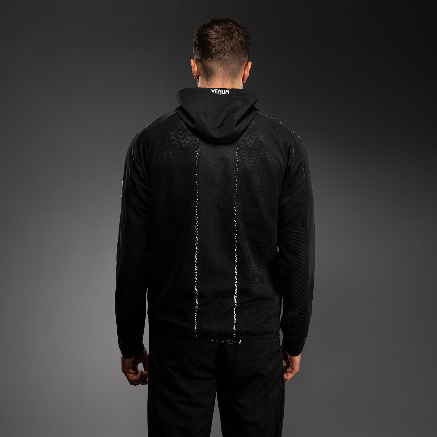 Sweat à capuche Walkout Homme Personnalisé UFC Zenith by Venum Authentic Fight Night - Noir