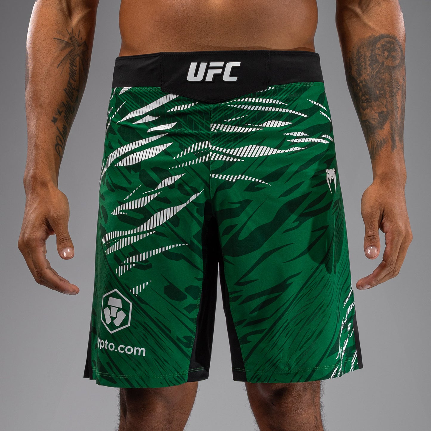 Shorts de Combat pour Hommes UFC Fusion by Venum Authentic Fight Night - Coupe Longue - Vert - product-type_Shorts de MMA