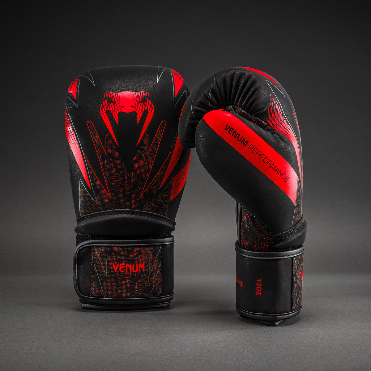 Gants de boxe Impact Venum Amazonia Reborn - Noir/Rouge