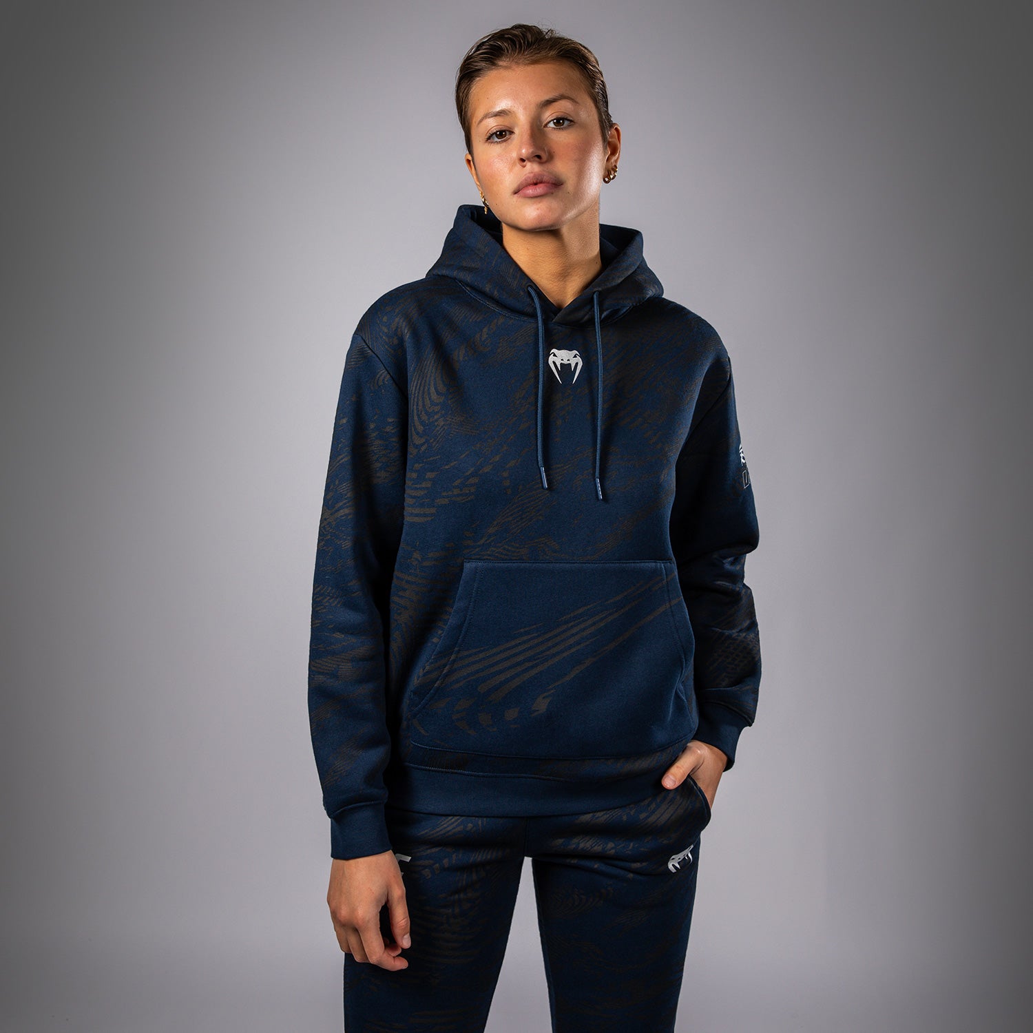 Sweatshirt à Capuche pour Femmes UFC Fusion by Venum Fight Week - Bleu Océanique - product-type_Sweatshirts