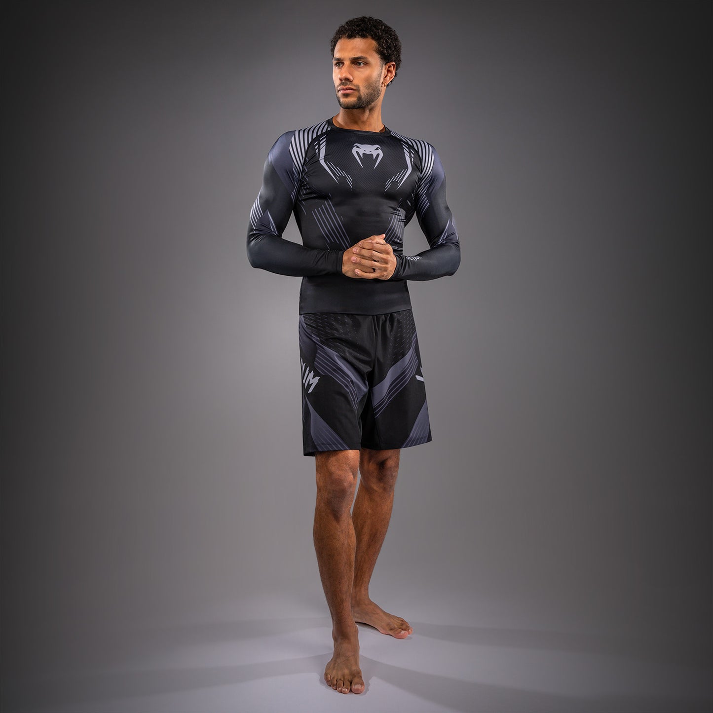 Rashguard à Manches Longues Venum No-Gi 6.0 - Noir/Gris