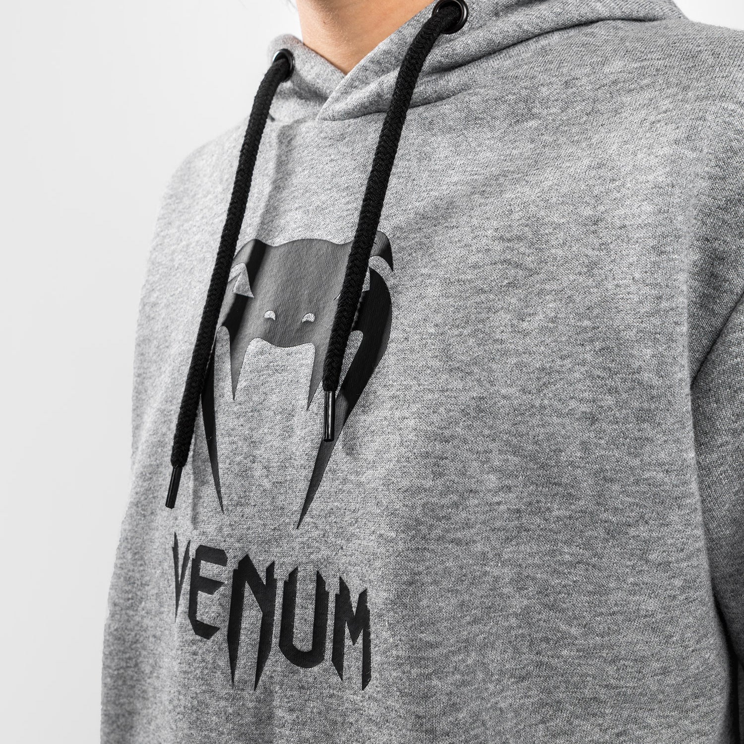 Sweatshirt à Capuche Venum Classic - Pour Enfants - Gris Chiné Clair - product-type_Sweatshirts