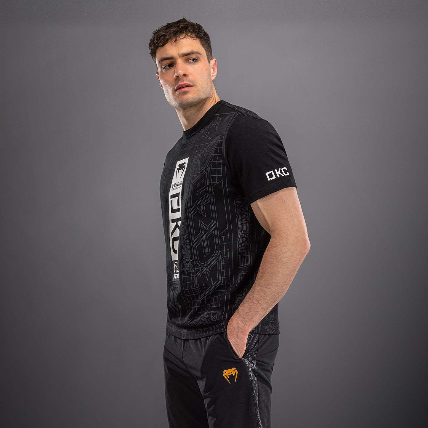 T-shirt Karate Combat by Venum – Noir/Gris - product-type_T-Shirts