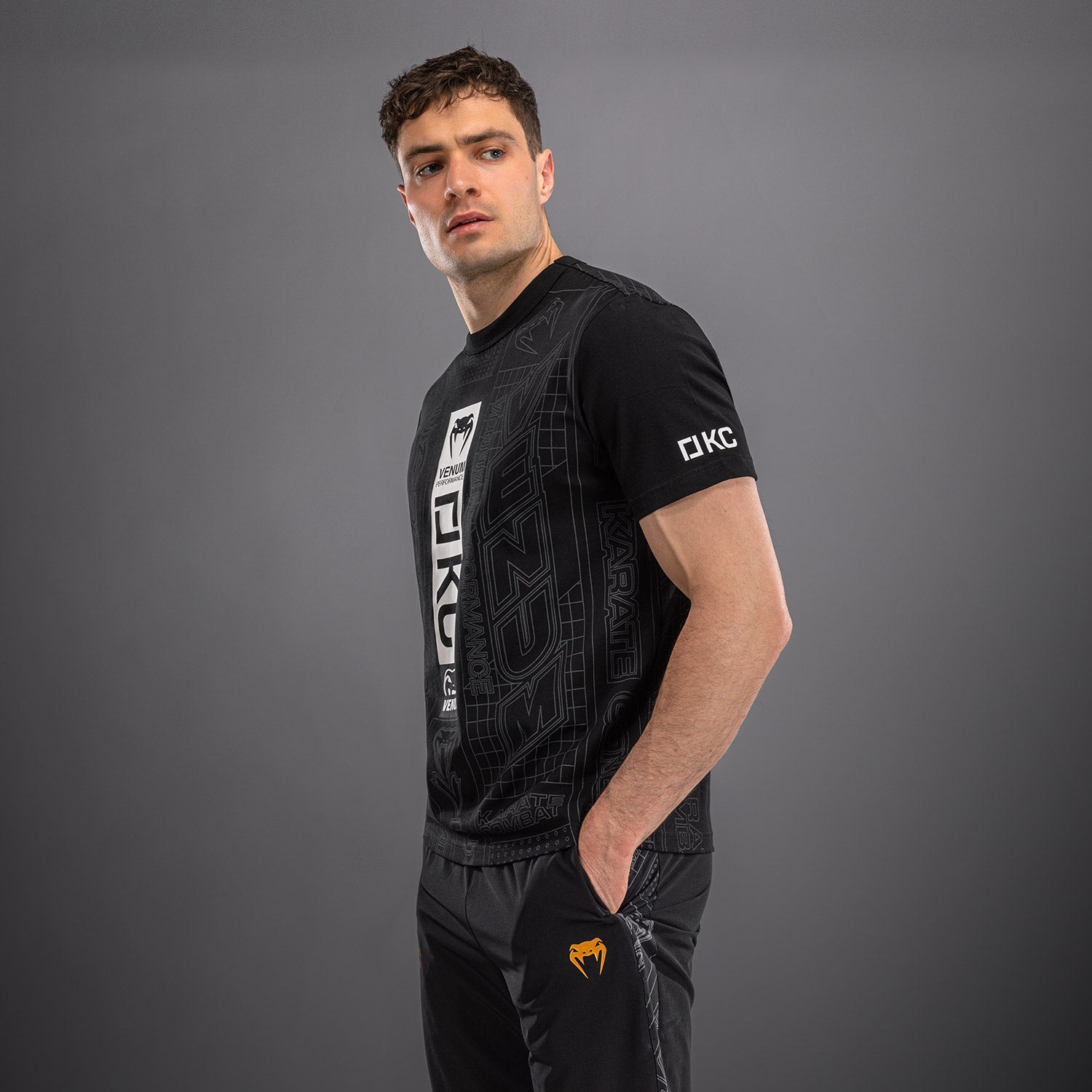 T-shirt Karate Combat by Venum – Noir/Gris - product-type_T-Shirts