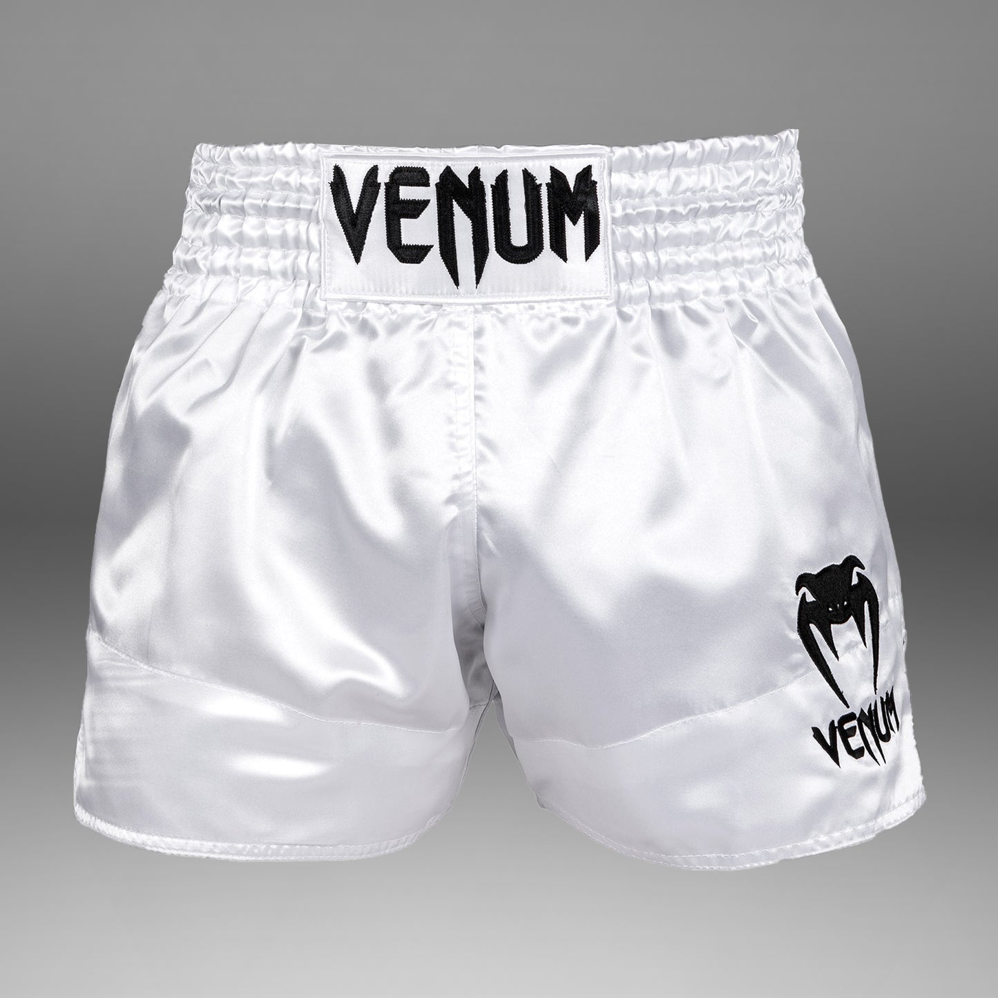 Short de Muay Thai Venum Classic - Blanc/Noir - product-type_Shorts de Muay Thai