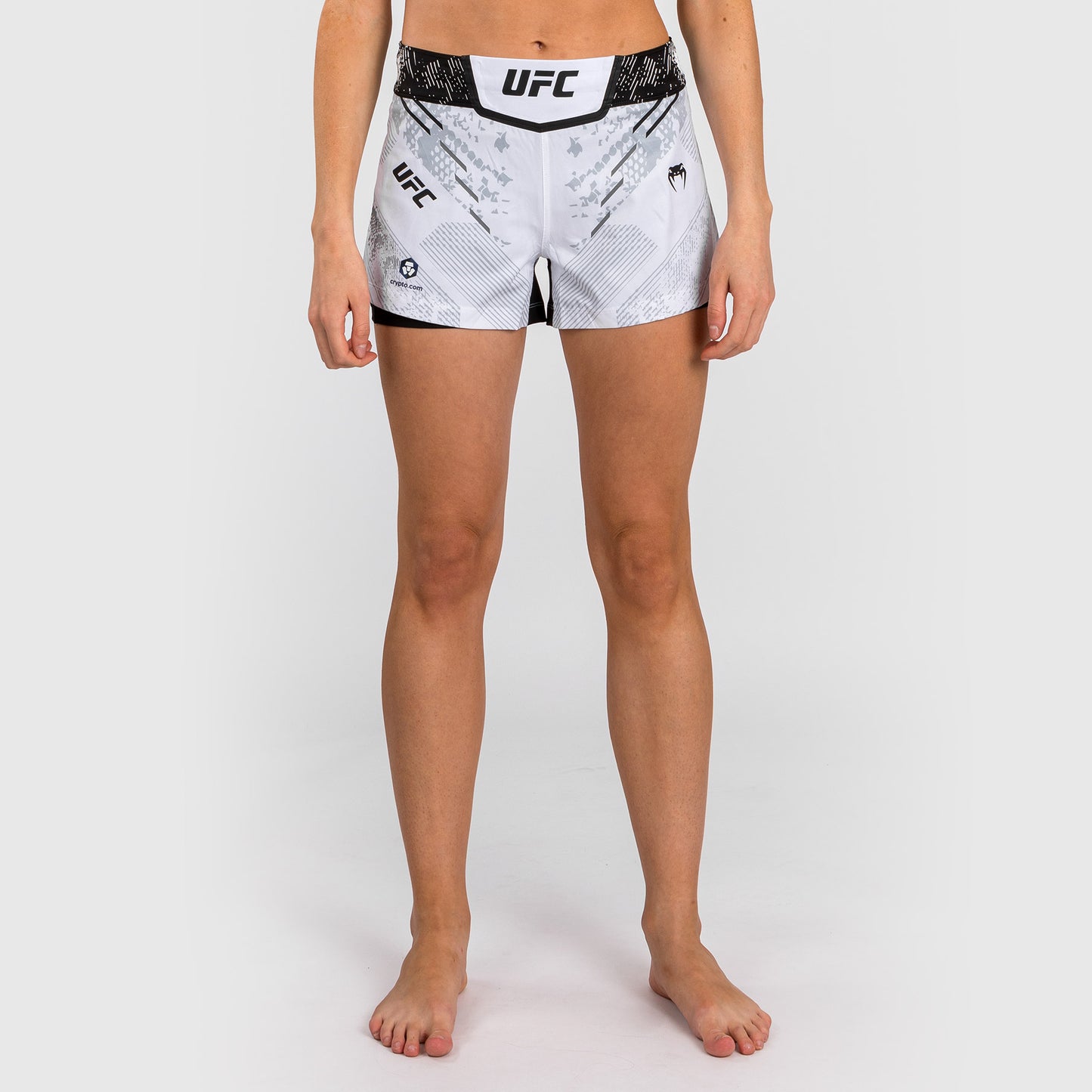 Short de Combat pour Femmes UFC Adrenaline by Venum Authentic Fight Night - Blanc - product-type_Shorts de MMA