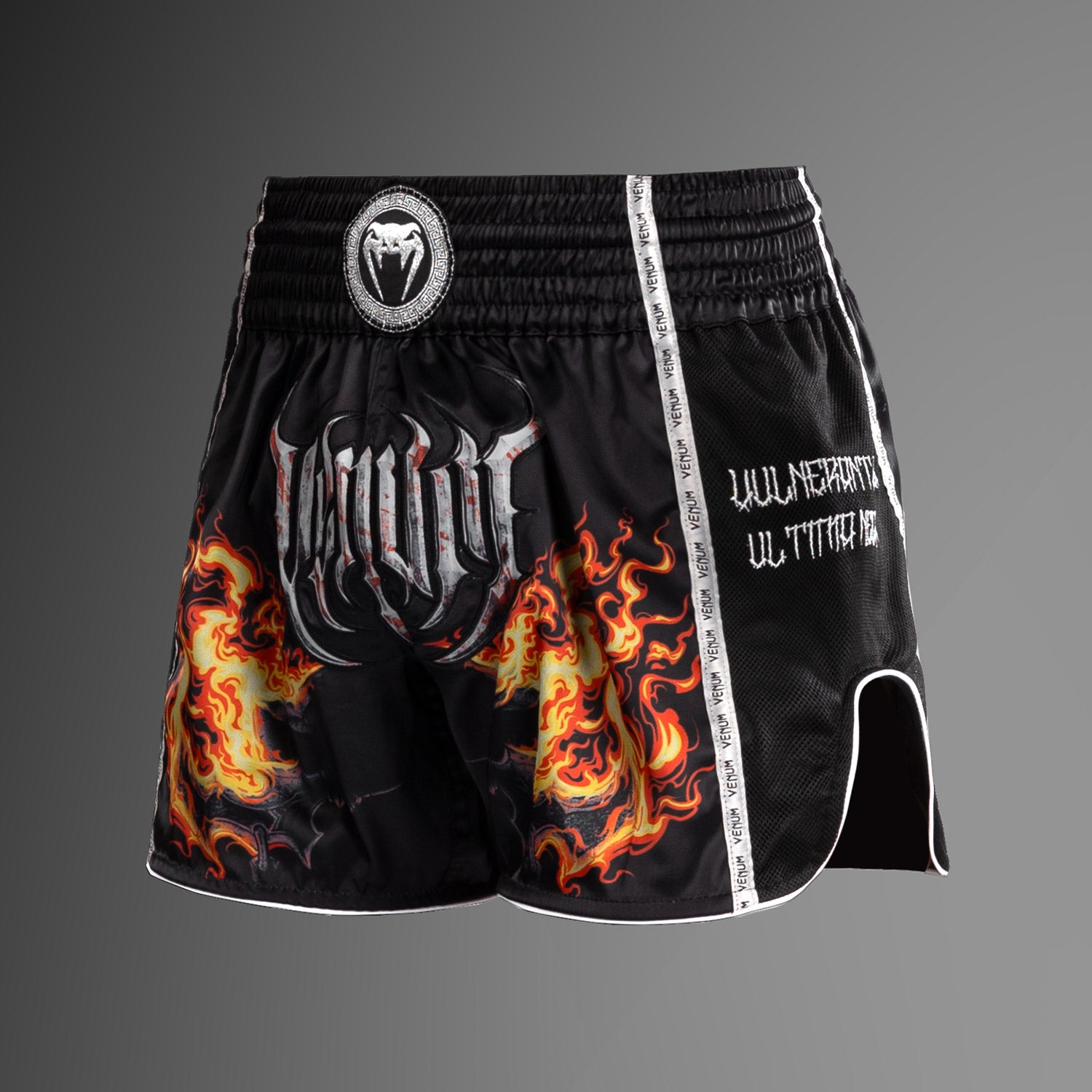 Shorts de Muay Thai Venum Gladiator 5.0 - Noir/Orange Néon - product-type_Shorts de Muay Thai