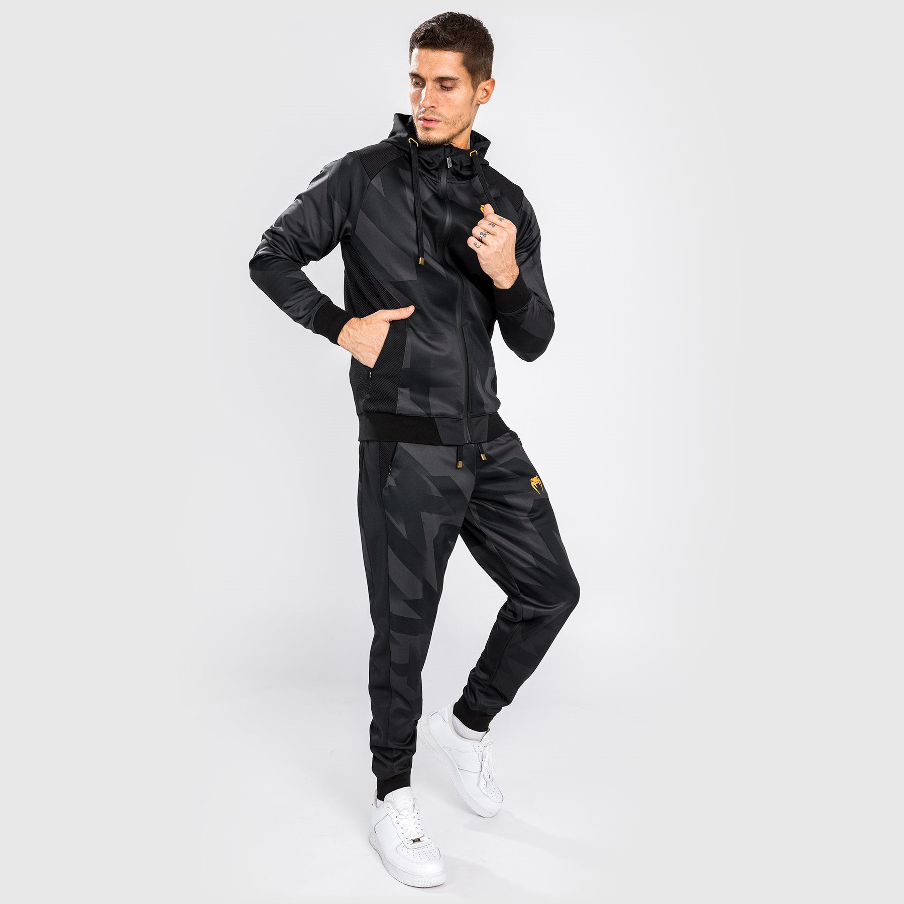 Sweatshirt à Capuche Venum Razor - Noir/Or - product-type_Vestes