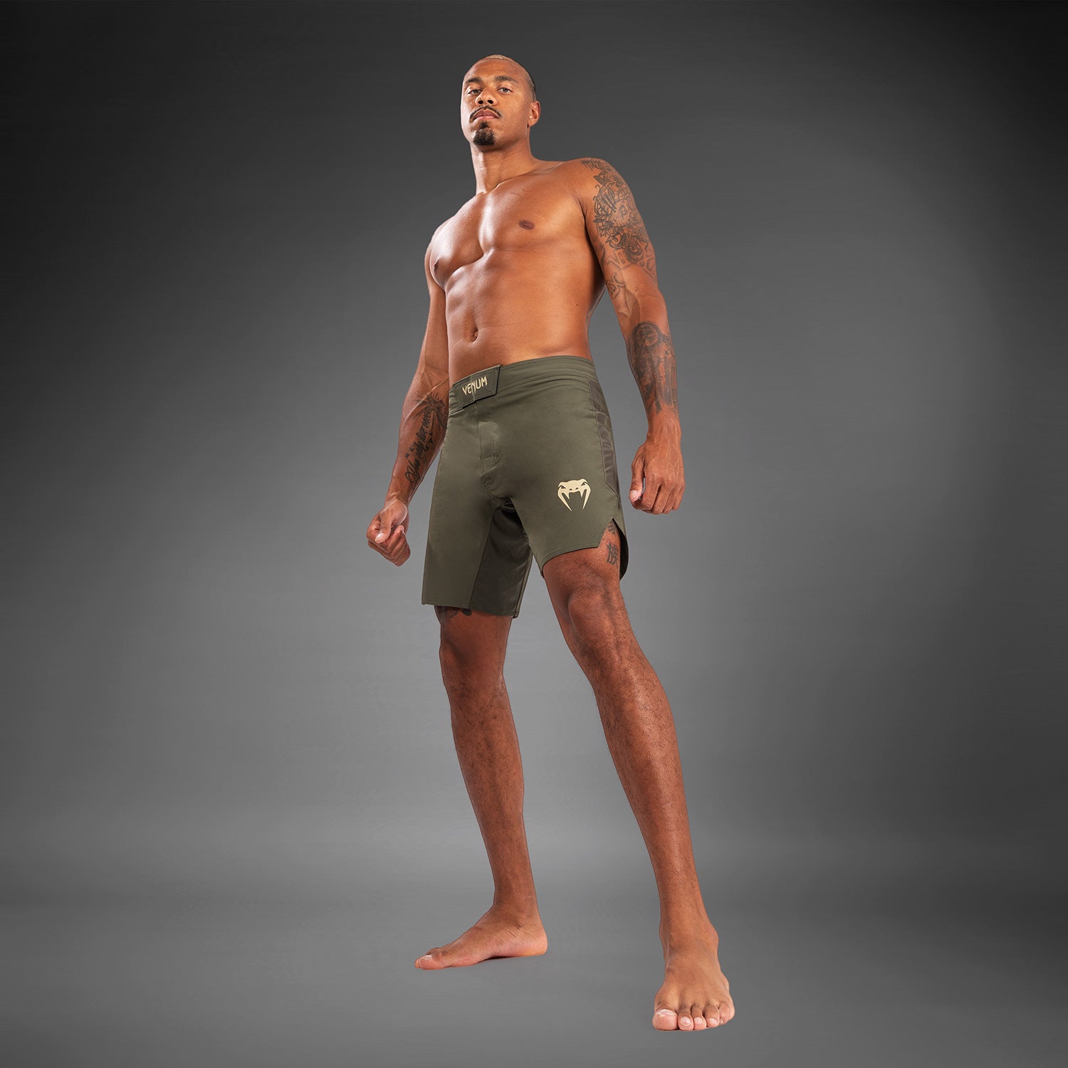 Short de combat pour homme Venum Contender - Kaki - product-type_Shorts de MMA