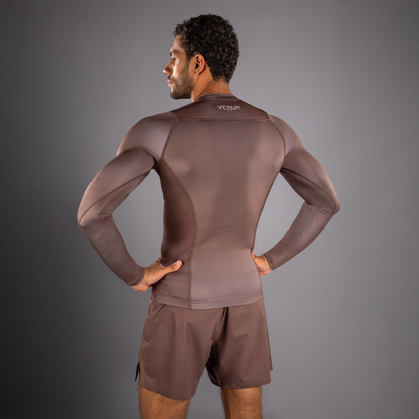 Rashguard Venum No Gi - Marron Chocolat