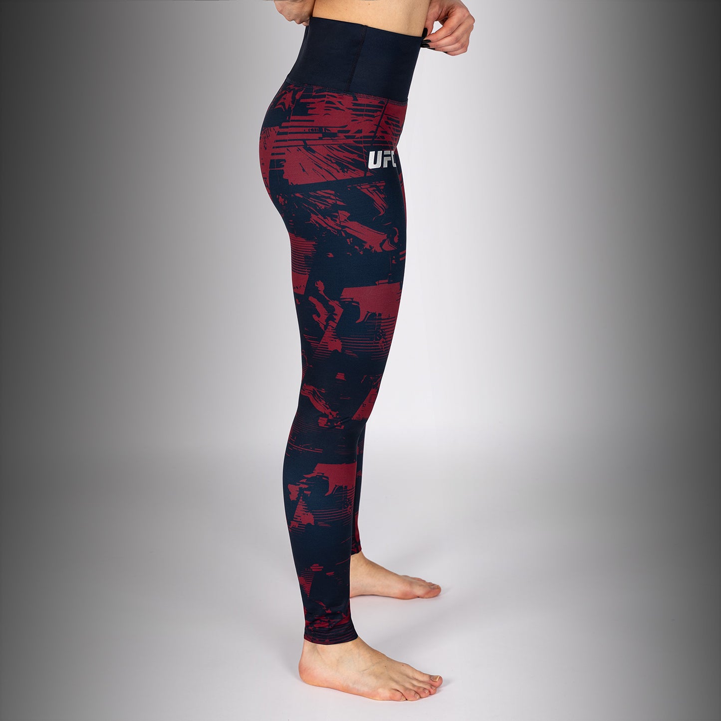 Legging Femme UFC Zenith by Venum Authentic Fight Week - Bleu marine/Bordeaux/Argent - product-type_Leggings