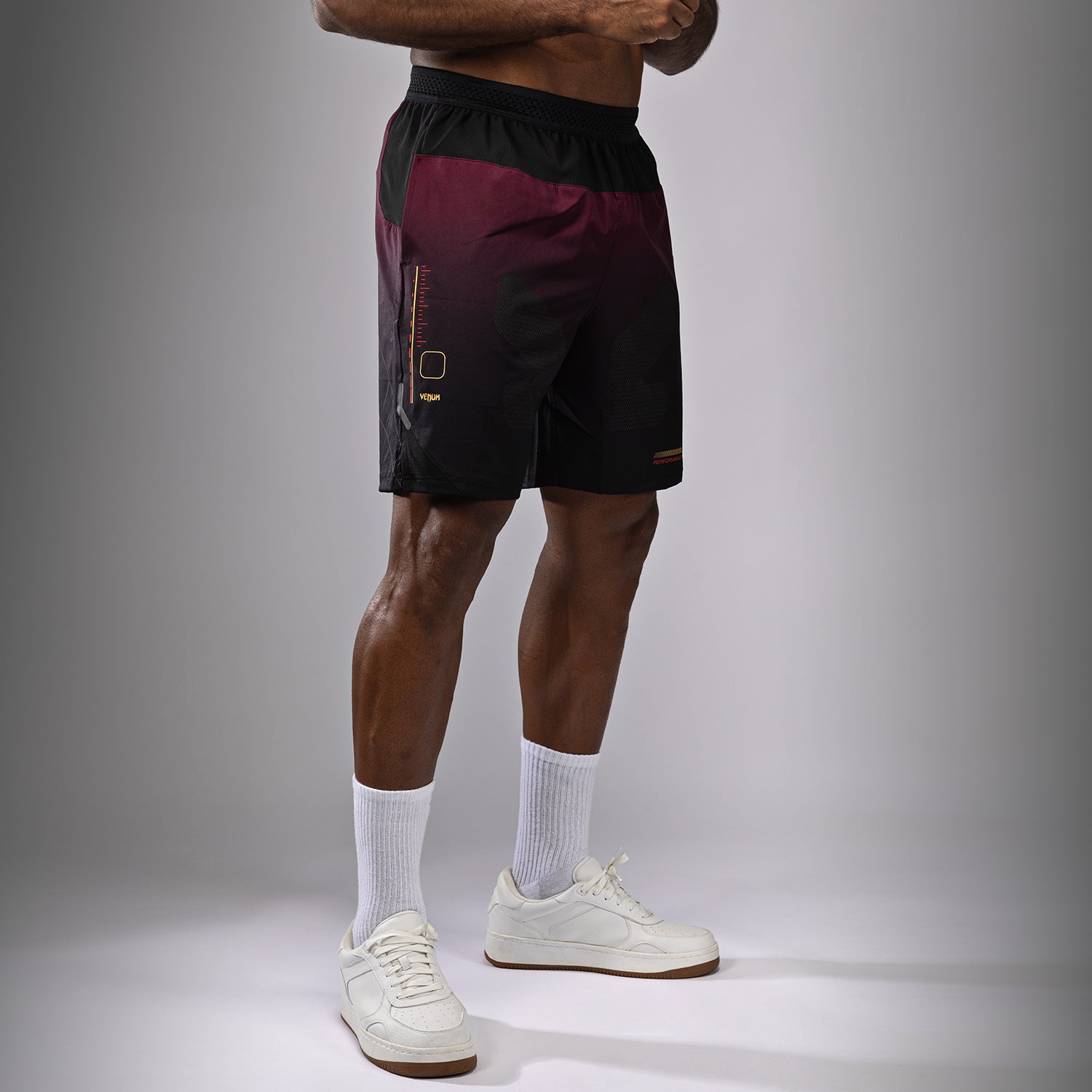 Short d'entraînement Venum Tactical XT- Noir/Bordeaux/Or - product-type_Shorts de training