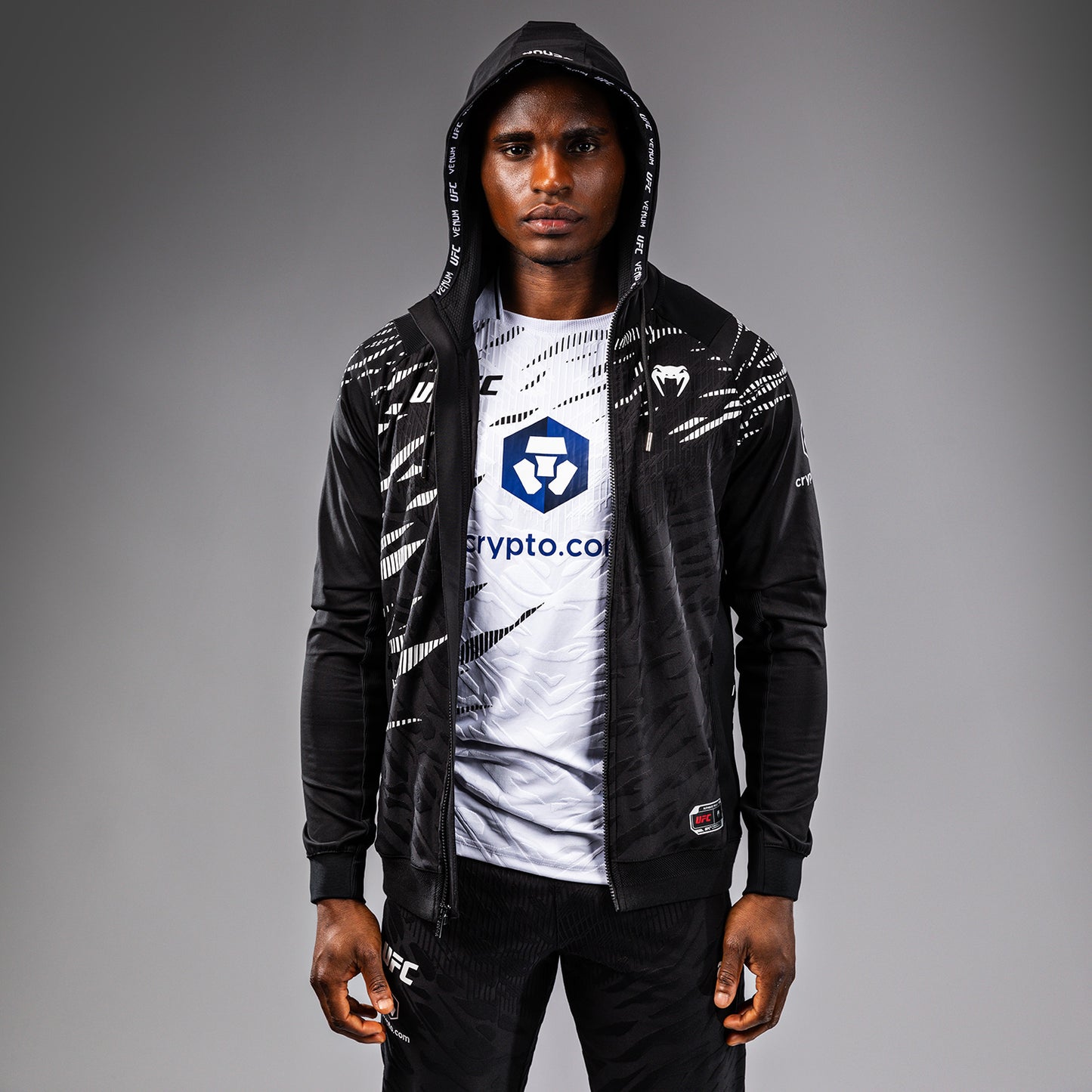 Veste à Capuche pour Hommes UFC Fusion by Venum Authentic Fight Night - Noir - product-type_Vestes