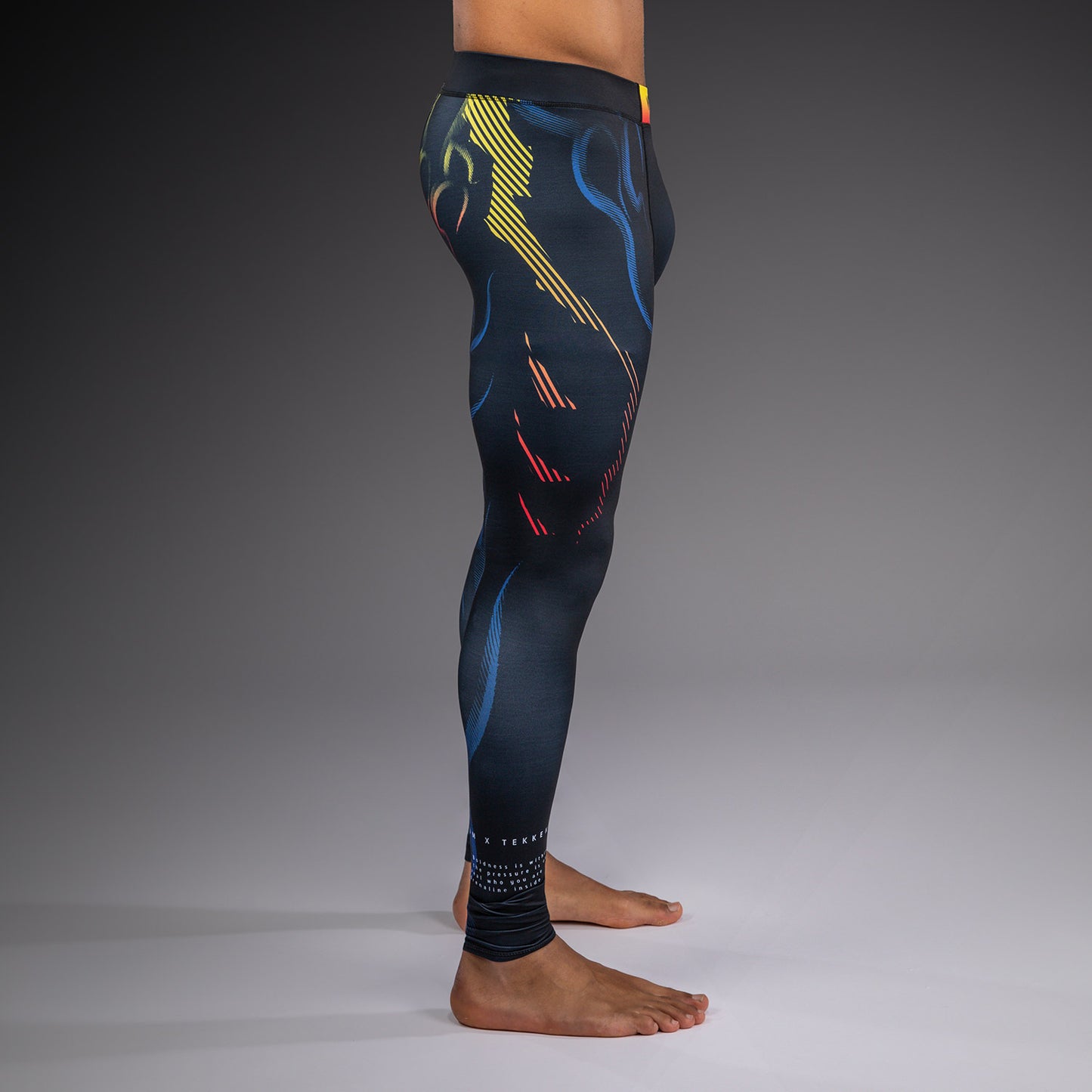 Pantalon de Compression Yoshimitsu Venum x TEKKEN 8 - Noir/Orange - product-type_Pantalons de Compression