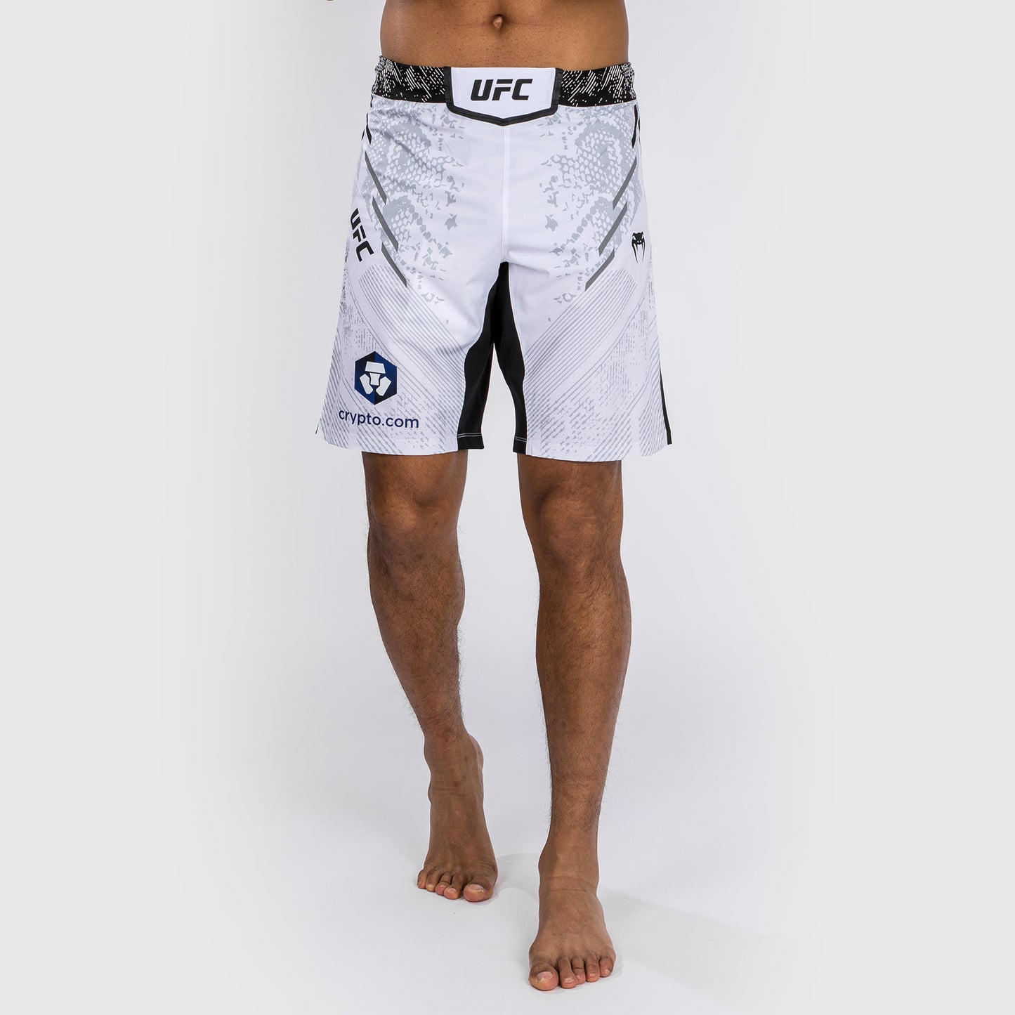Short de combat personnalisé Coupe longue pour Hommes UFC Adrenaline by Venum Authentic Fight Night – Blanc - product-type_Shorts de MMA