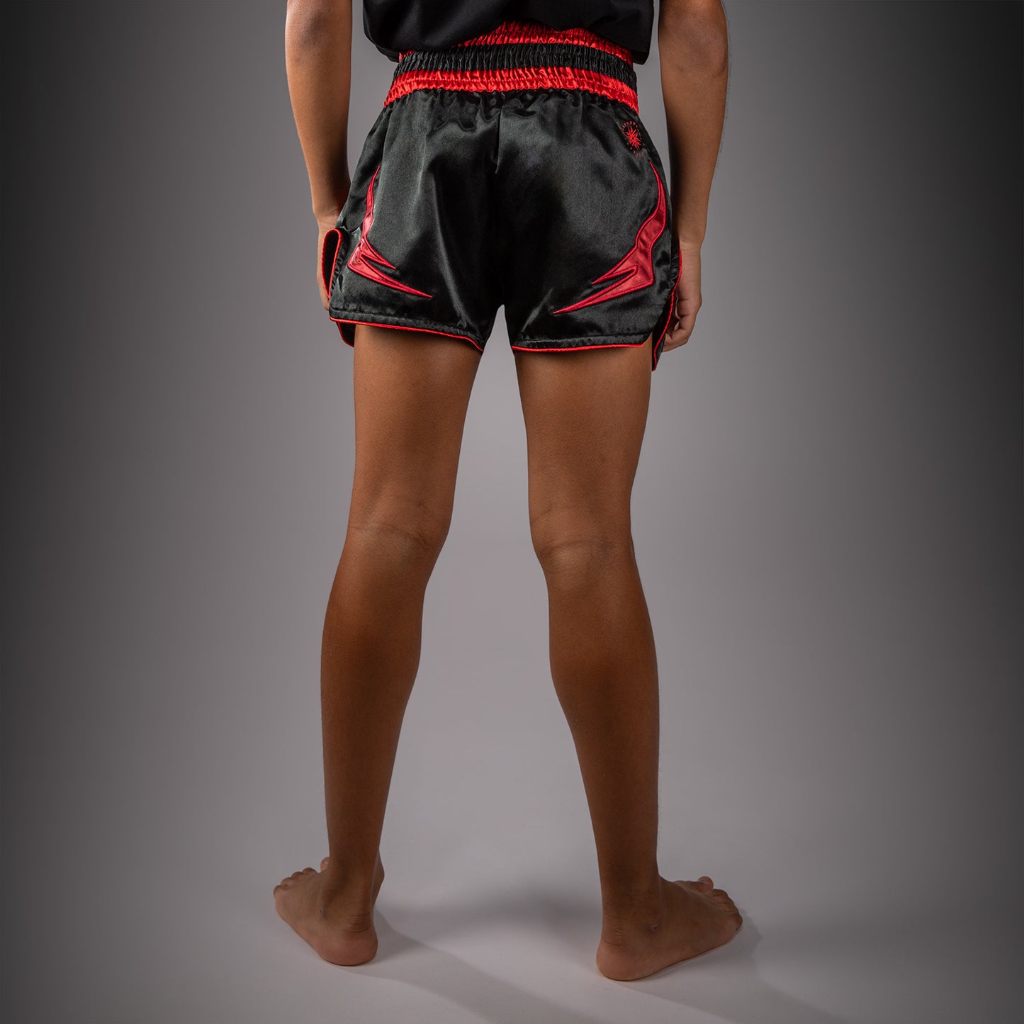 Short de Muay Thaï Pour Enfant Venum Attack - Noir/Rouge