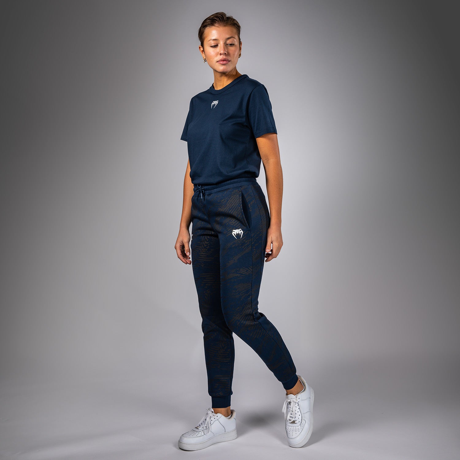 Pantalon en Coton pour Femmes UFC Fusion by Venum Fight Week - Bleu Océanique - product-type_Pantalons de jogging