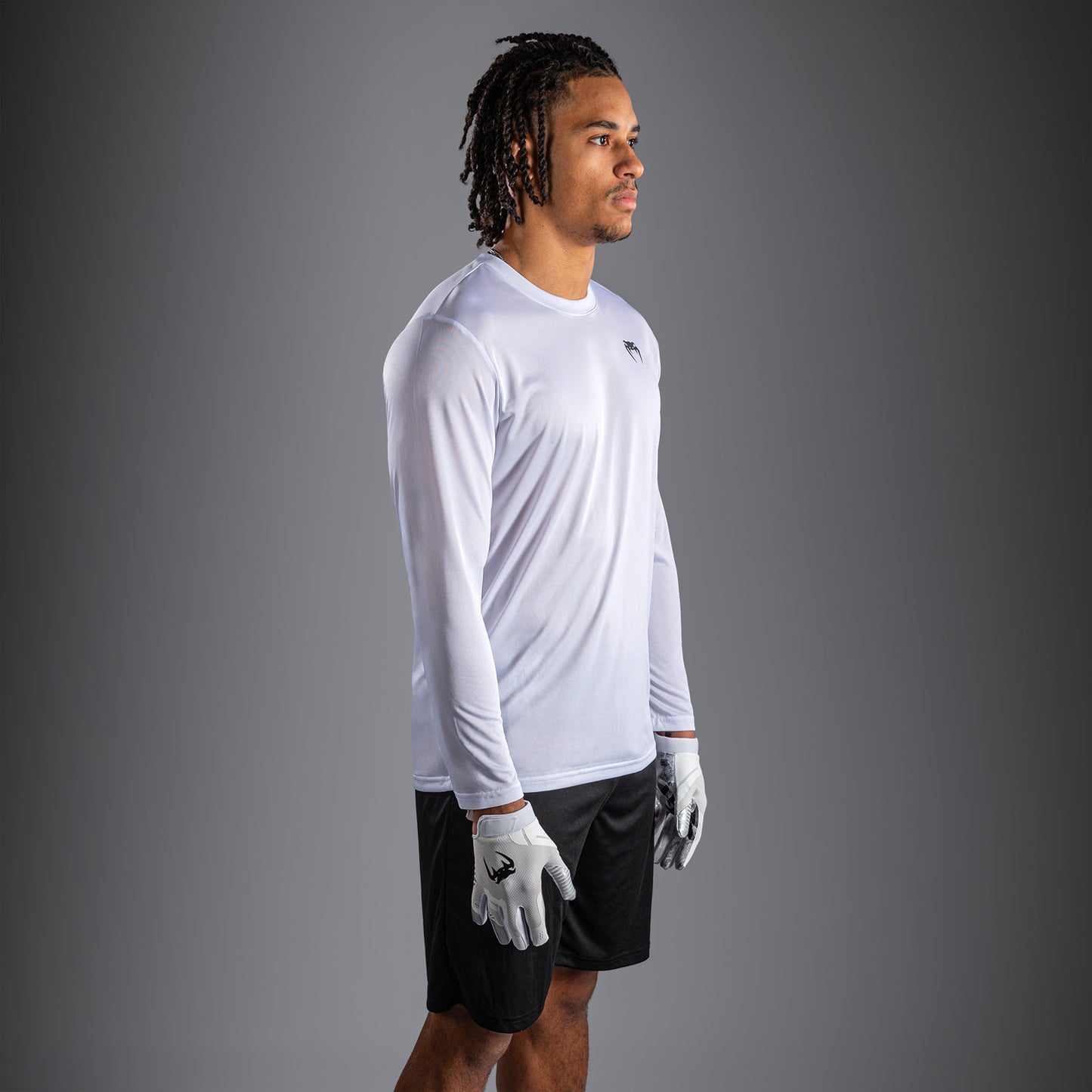 T-shirt à manches Longues Venum Lineup Performance - Blanc/Noir - product-type_T-Shirts Dry Tech