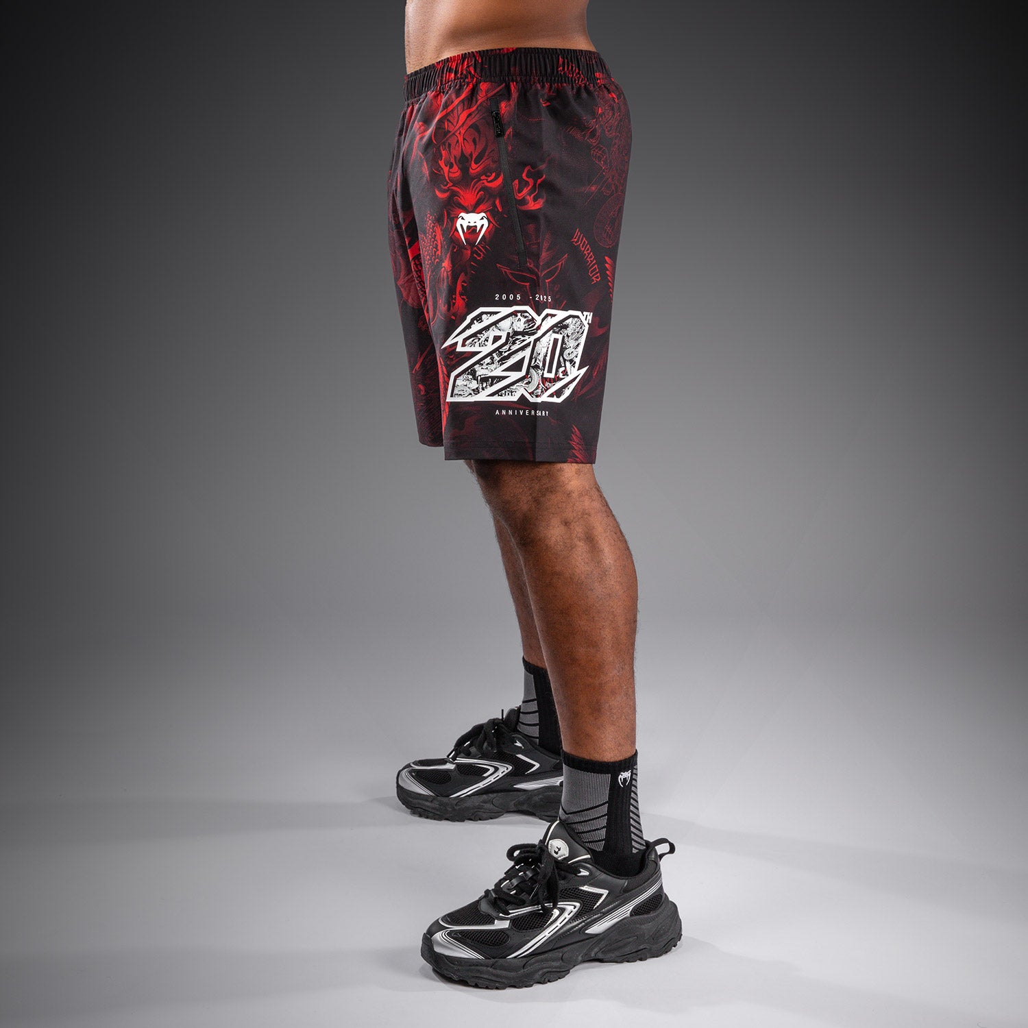 Short d’entraînement Venum 20th Anniversary - Noir/Rouge - product-type_Shorts de training