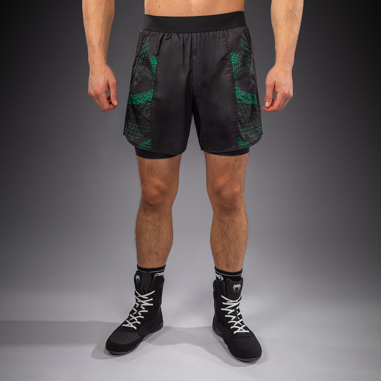 Short d’Entraînement Venum Matupa - Noir/Vert/Or - product-type_Shorts de training
