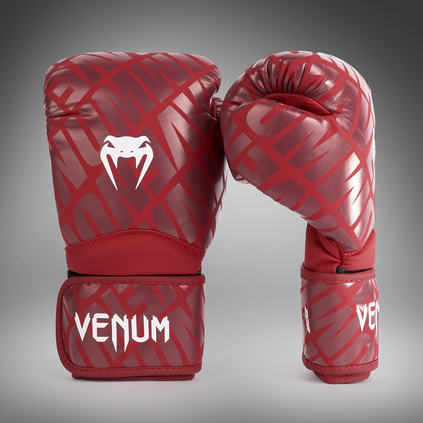 Gants de boxe Venum Contender 1.5 XT pour enfants -Blanc/Bordeaux