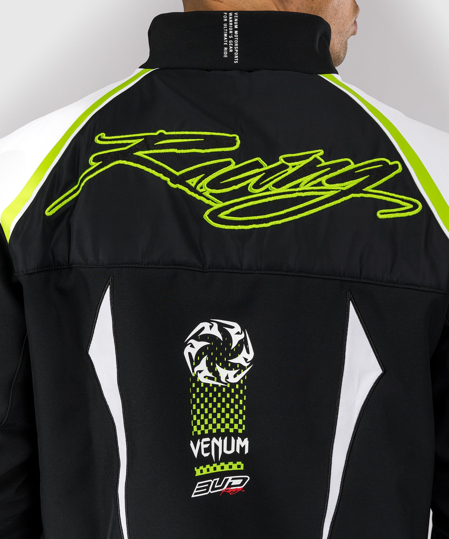 Veste pour Hommes Venum x Bud Racing - Noir/Blanc/Citron Vert - product-type_Vestes