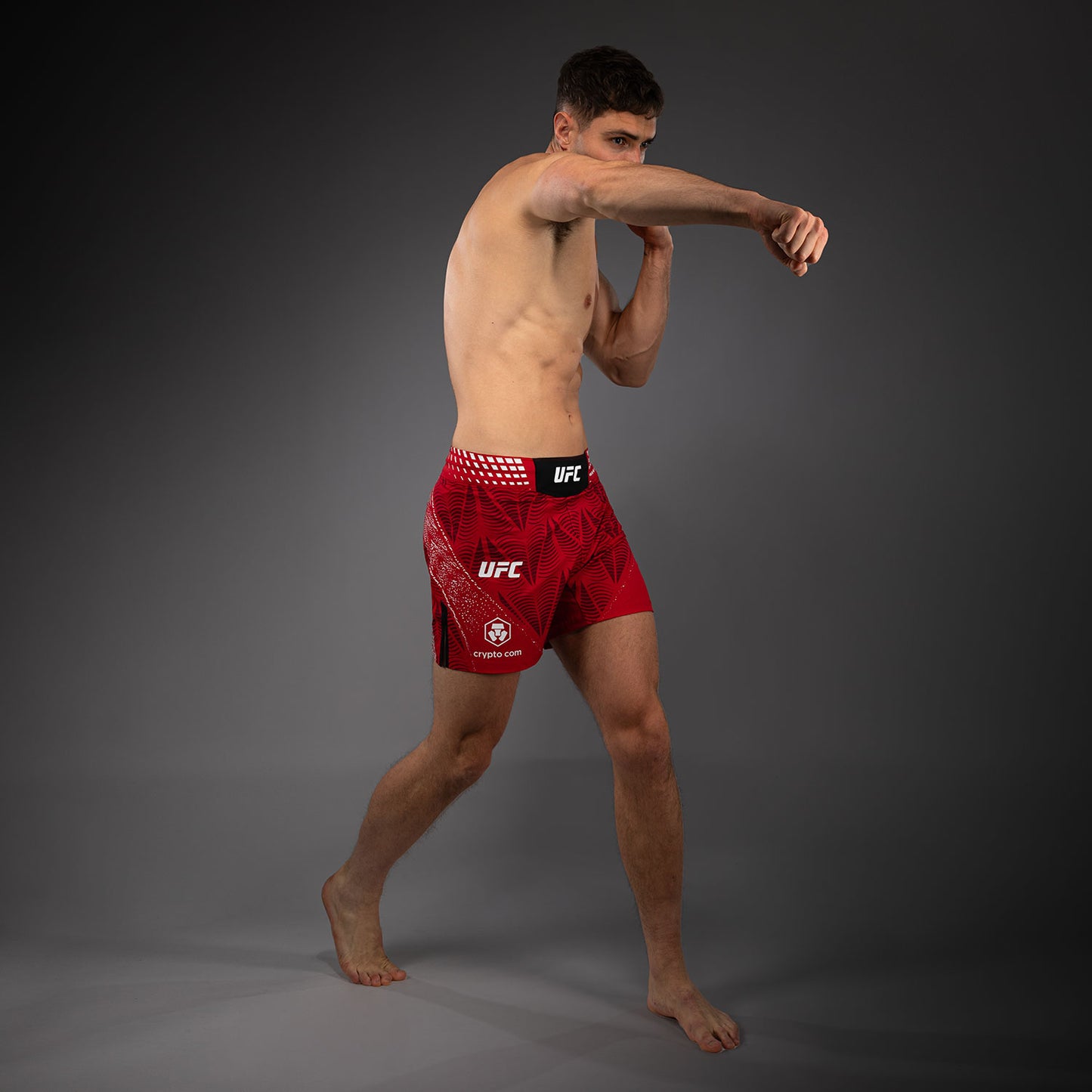 Short de combat coupe courte Homme Personnalisé UFC Zenith by Venum Authentic Fight Night - Rouge