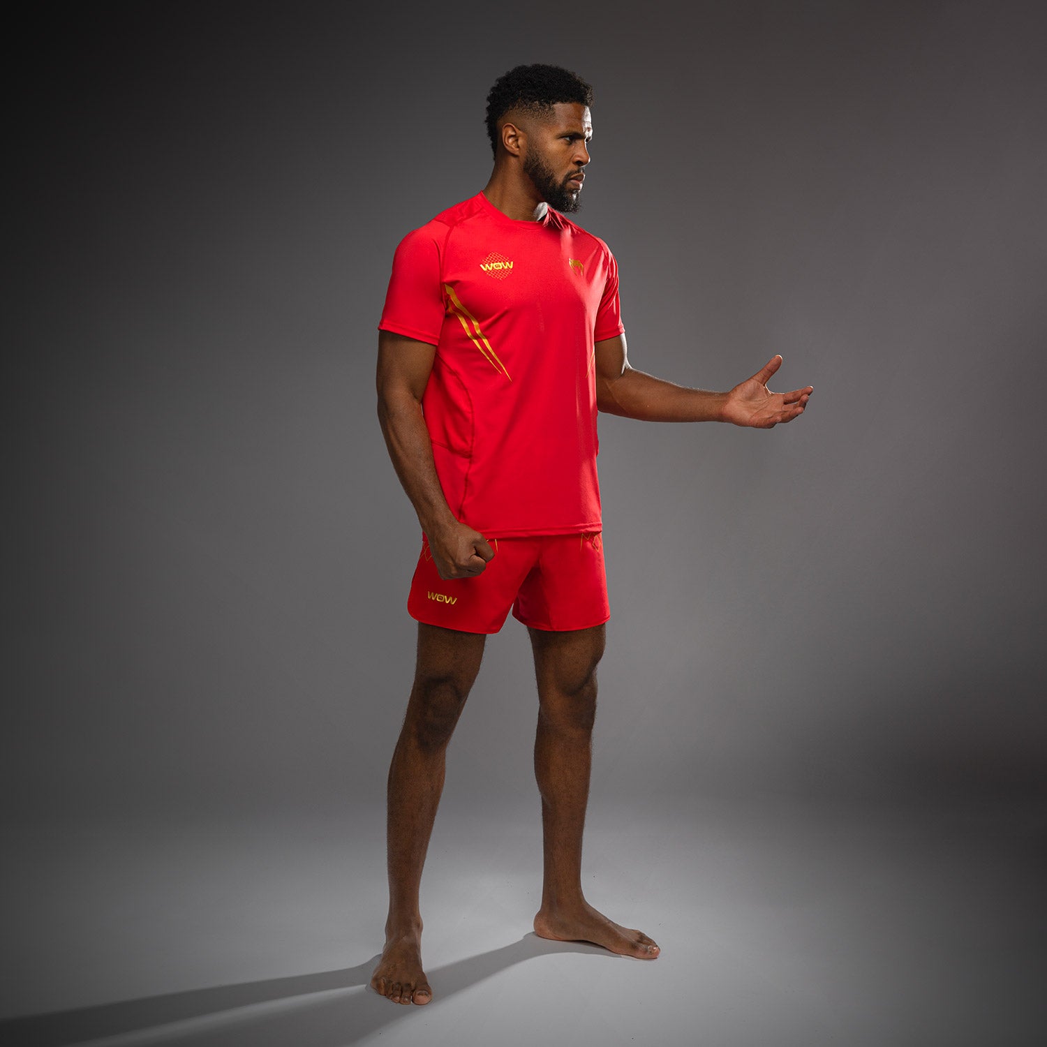T-shirt Dry-Tech Venum x WOW FC - Rouge/Or - product-type_T-Shirts Dry Tech