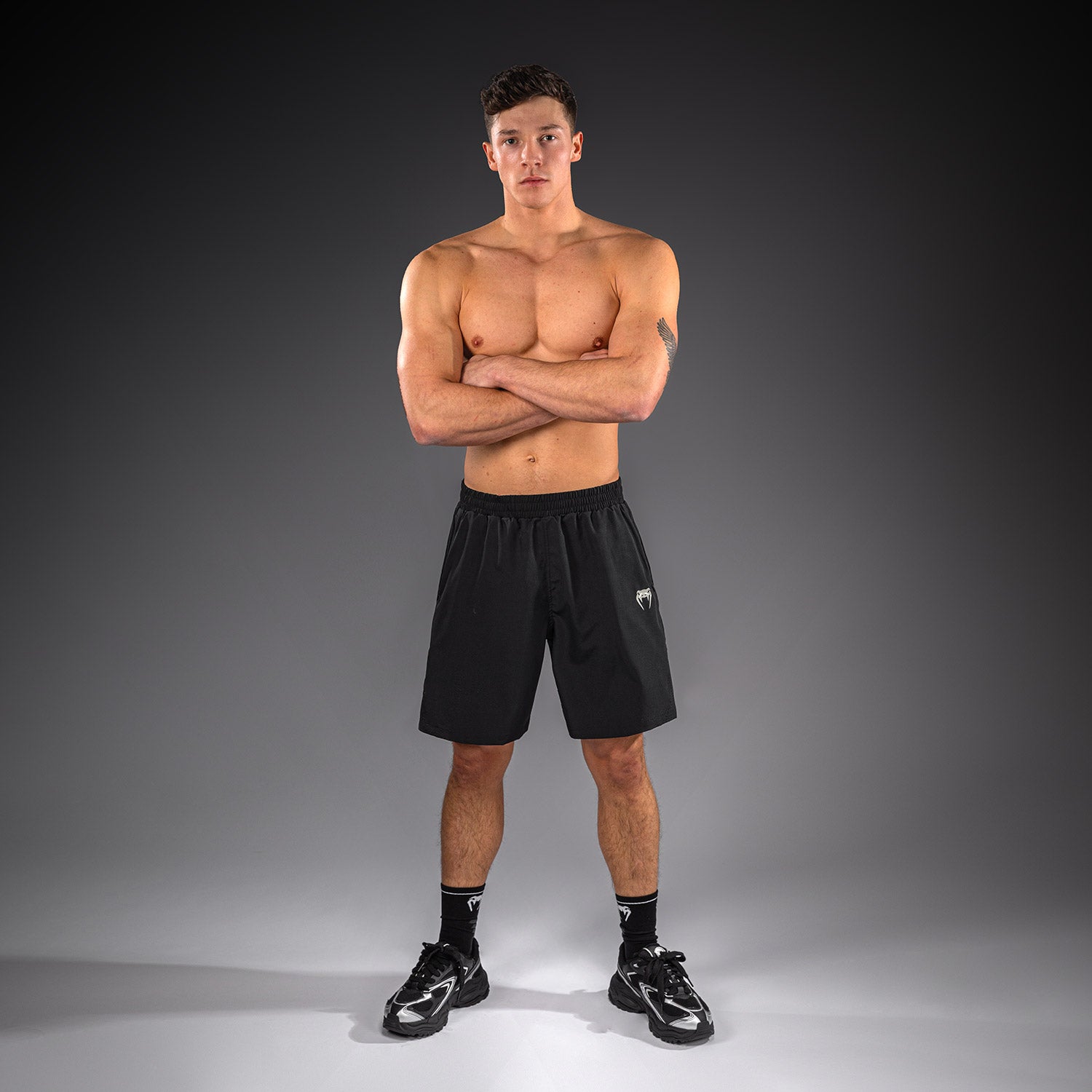 Short d’Entraînement Venum Lazer - Noir/Gris - product-type_Shorts de training