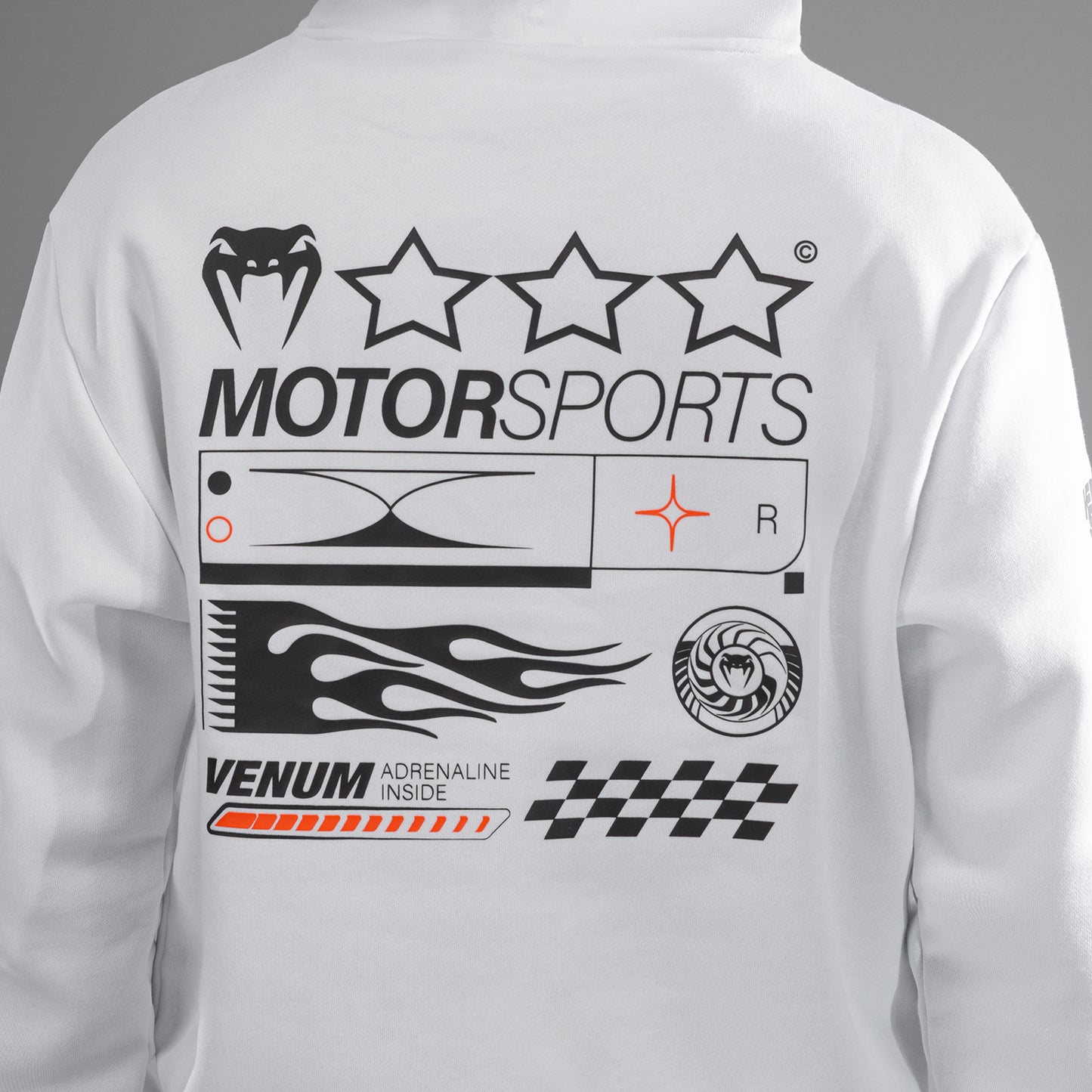 Sweatshirt à Capuche Venum Motorsport - Blanc Neige - product-type_Sweatshirts