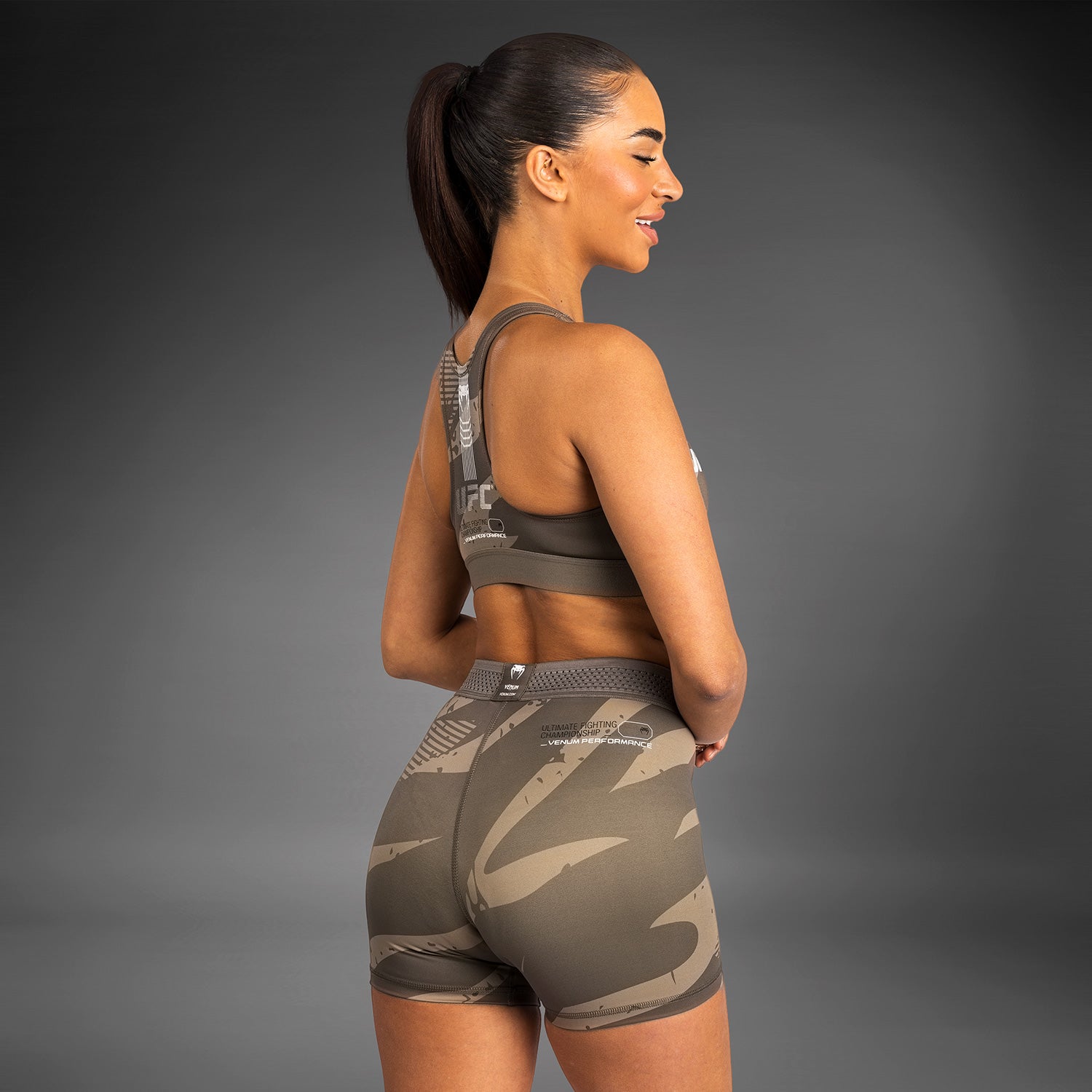 Short de compression pour Femmes UFC Adrenaline by Venum Fight Week - desert Camo - product-type_Shorts de compression