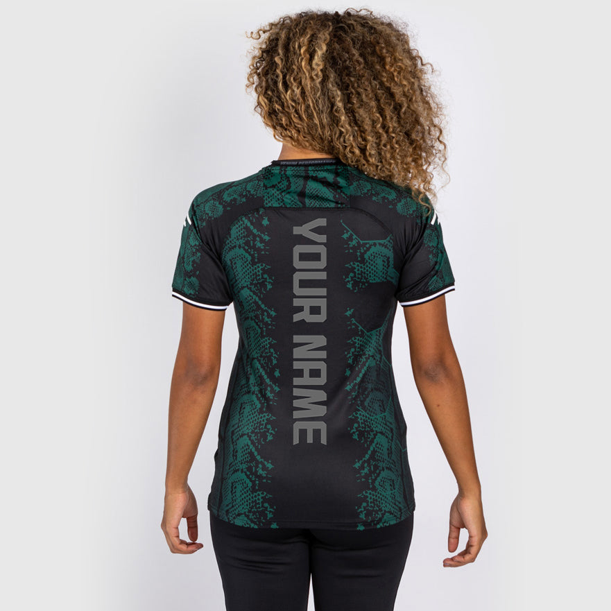 T-shirt Technique Personnalisé pour Femme UFC Adrenaline by Venum Authentic Fight Night - Emerald Edition - Vert/Noir - product-type_T-Shirts Dry Tech