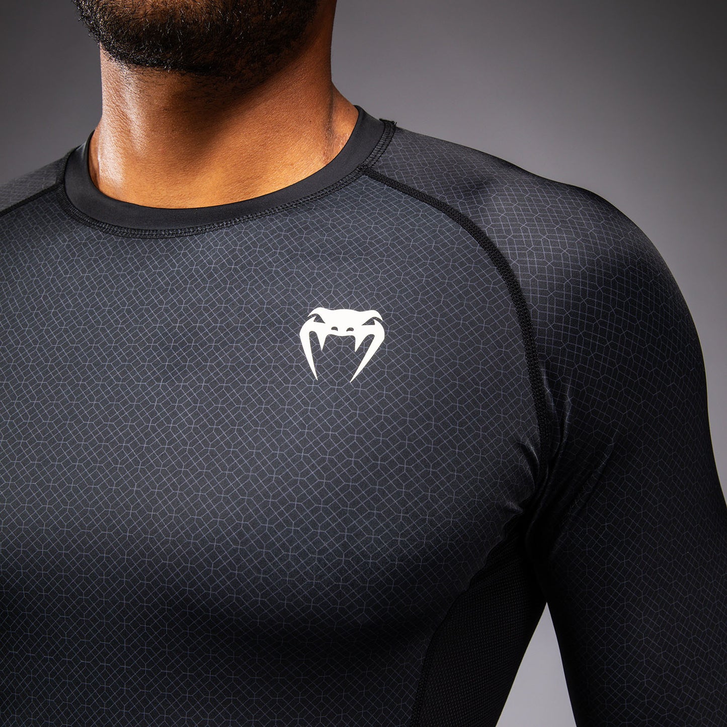 Rashguard à Manches Longues Venum x Roger Gracie Academy - Noir - product-type_T-Shirts de Compression