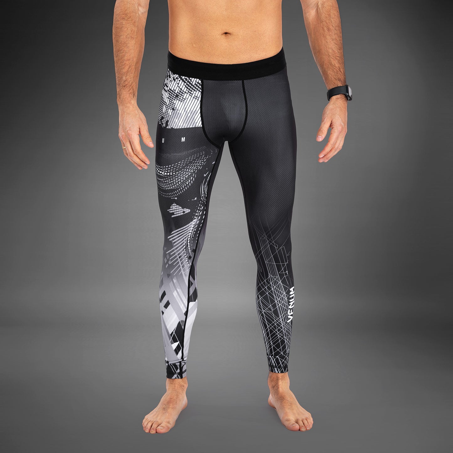 Pantalon de compression Venum Gorilla Jungle Noir/Blanc Venum