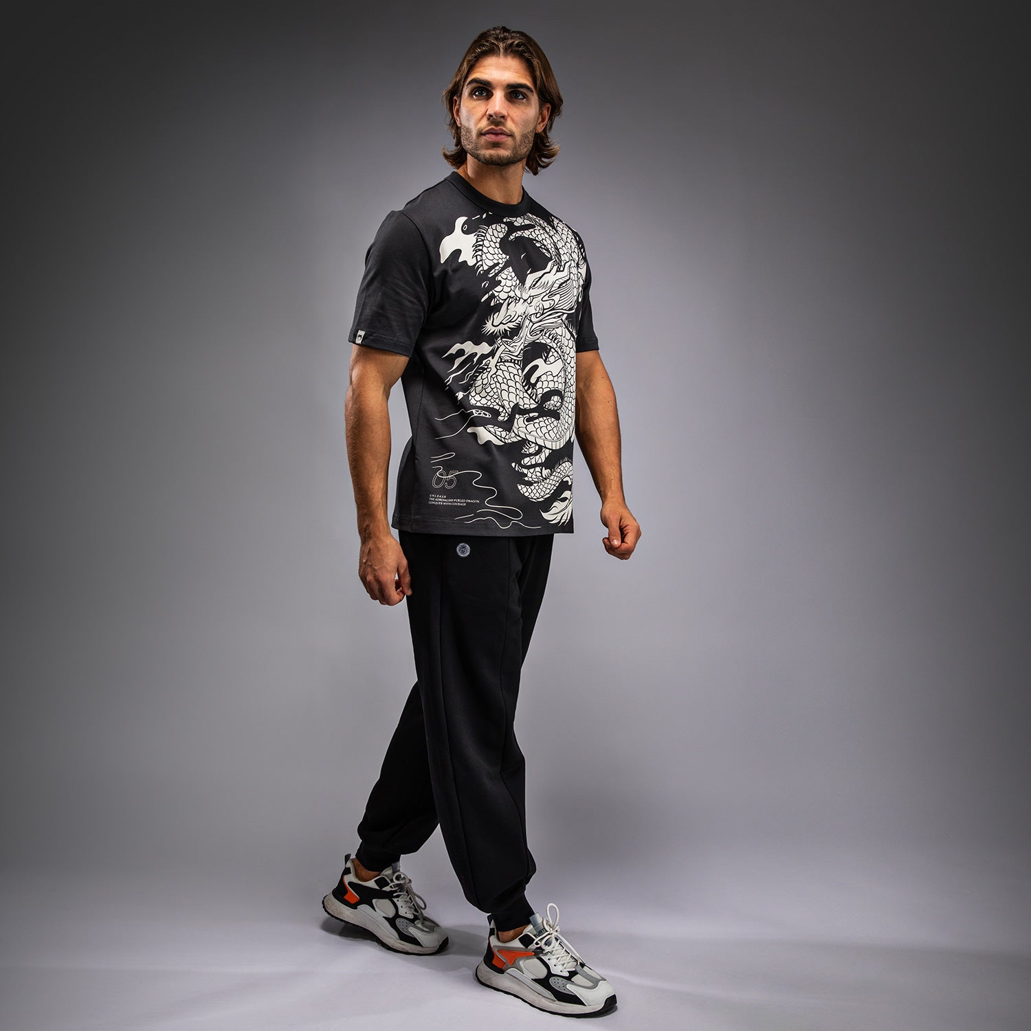 T-shirt Venum Dragon’s Flight - Gris Charbon/Blanc Crème - product-type_T-Shirts