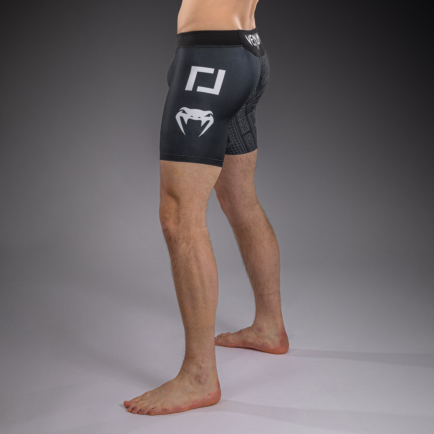 Short de Compression Karate Combat by Venum – Noir/Gris - product-type_Shorts de compression